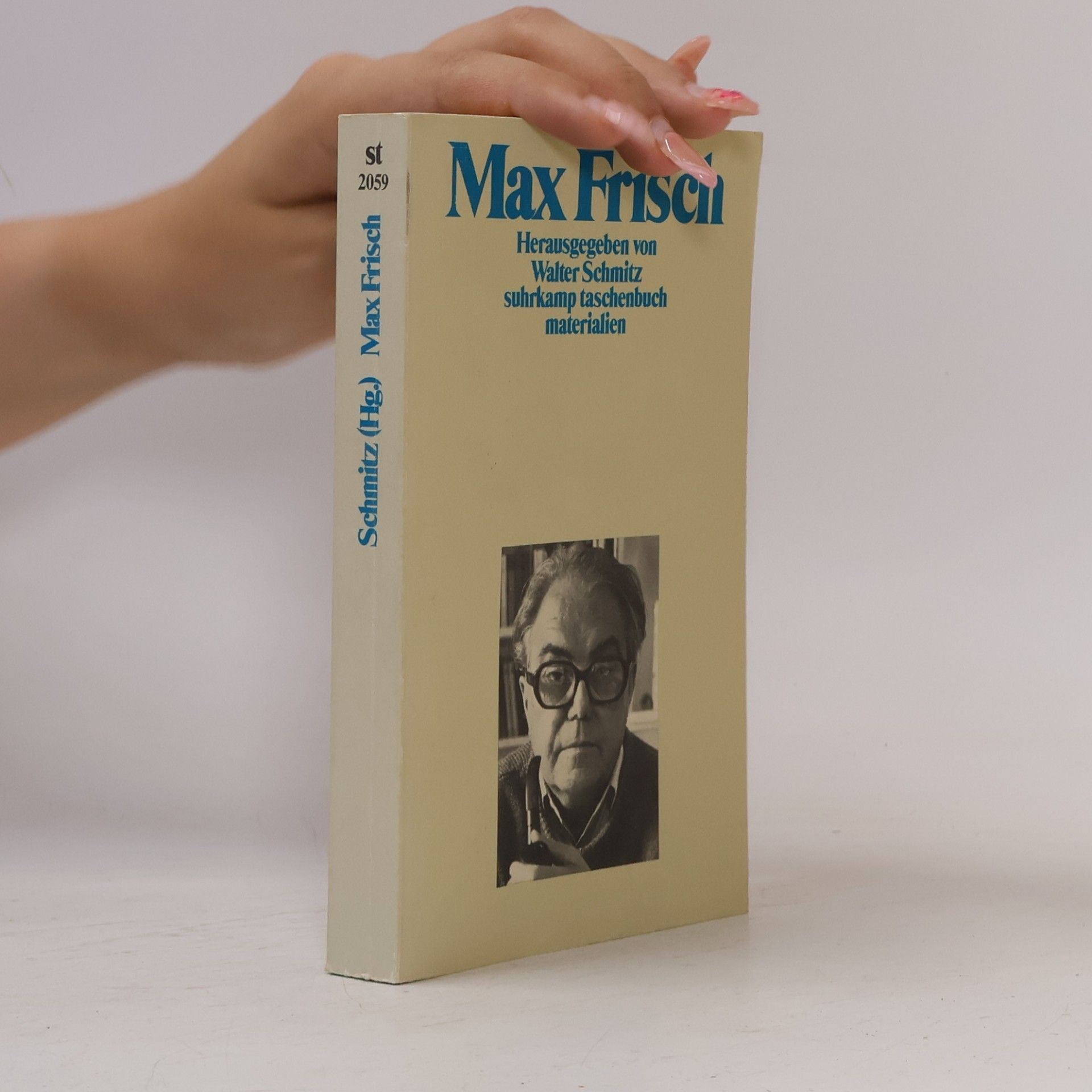 Walter Schmitz Max Frisch