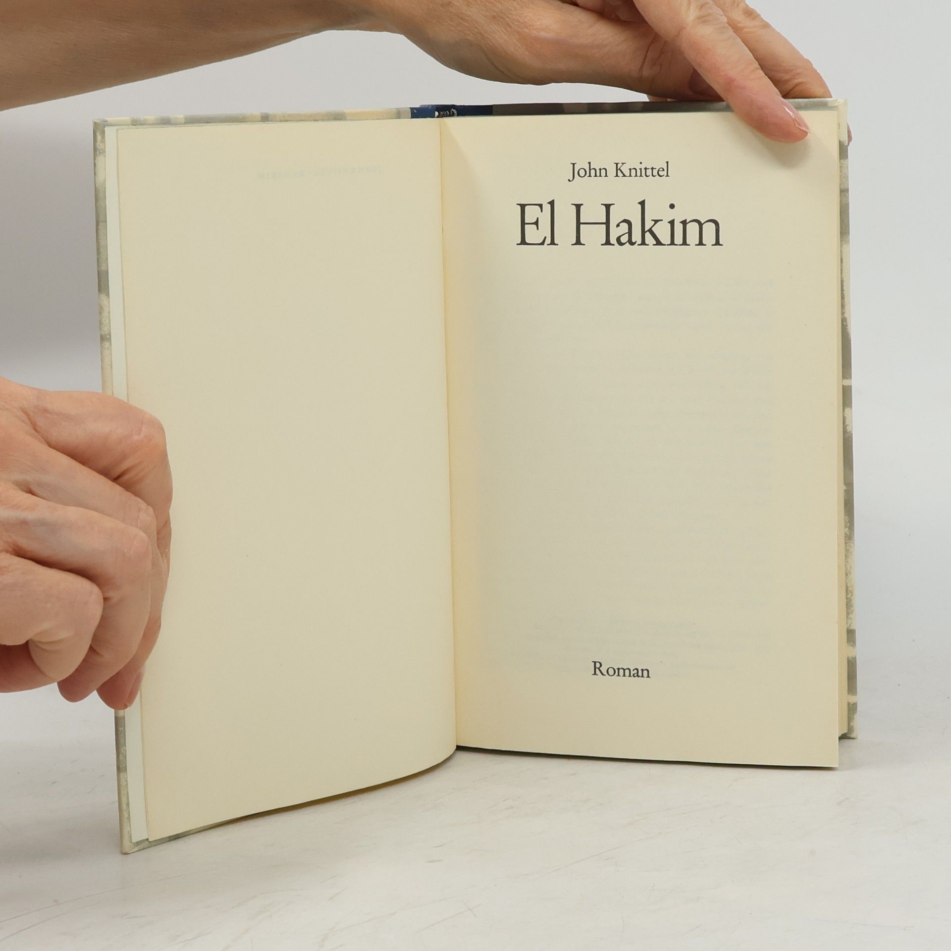 John Knittel El Hakim
