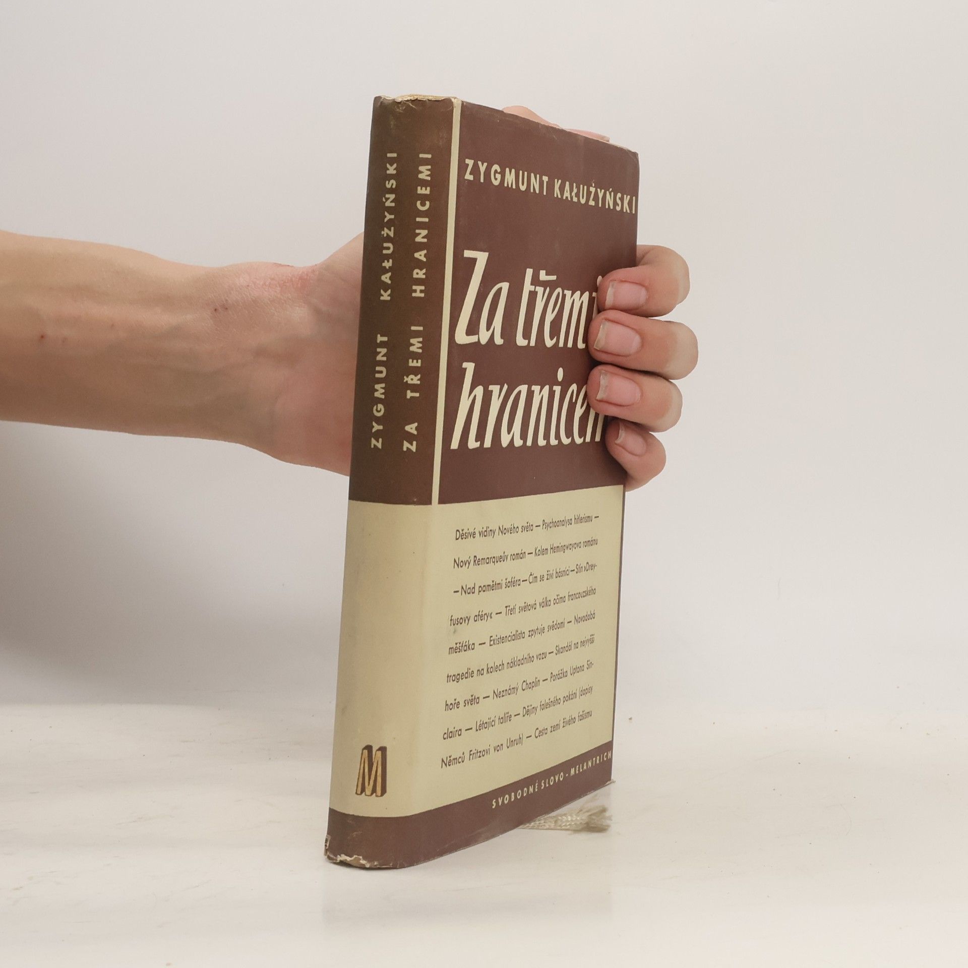 Jaroslav Stechar Za třemi hranicemi : črty o kulturním životě Západu (1952-1956)