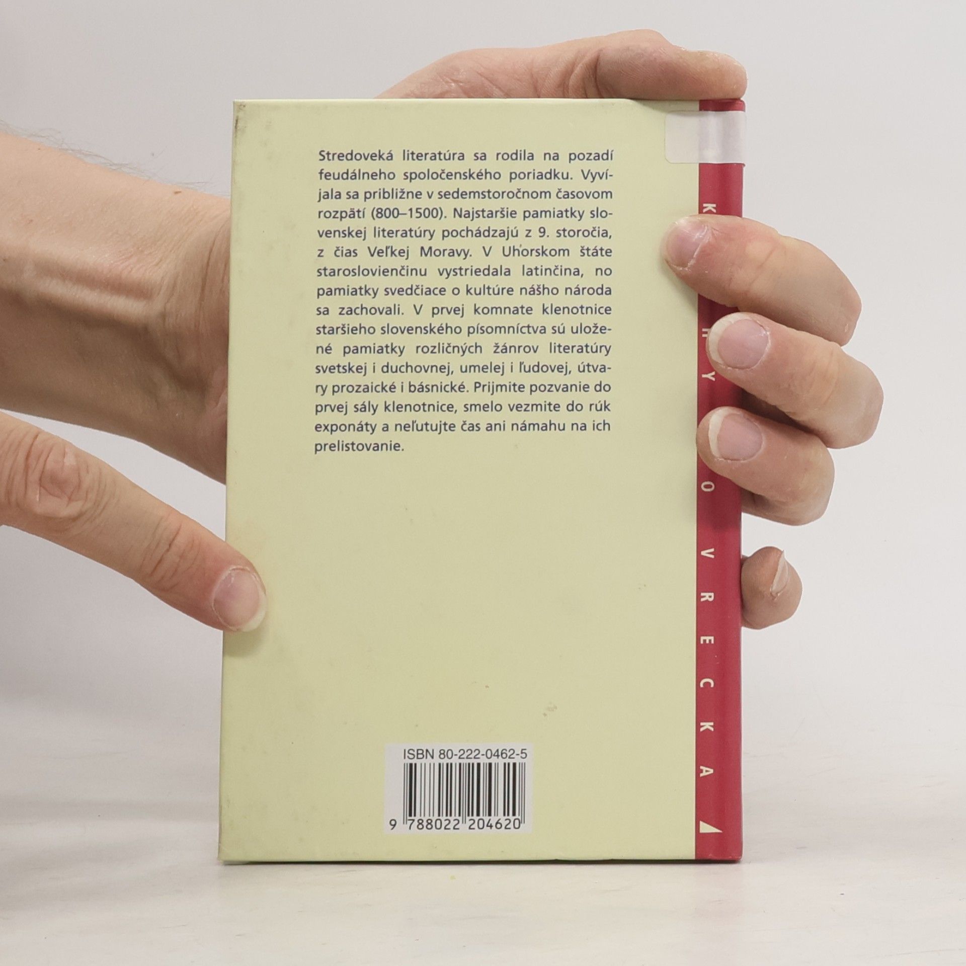 Jozef Minárik Z klenotnice staršieho slovenského písomníctva 1: Stredovek. Antológia stredovekých literárnych textov