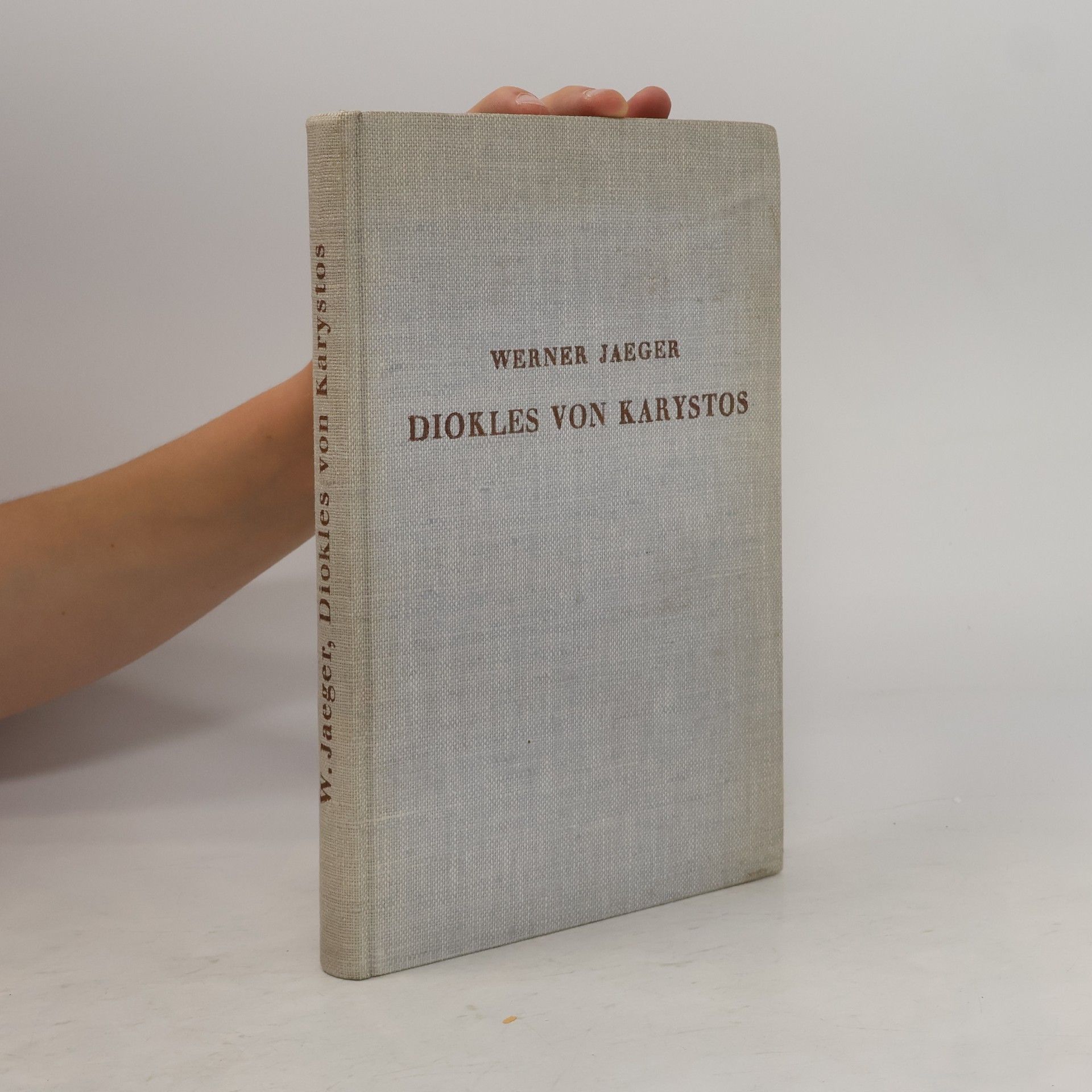 Werner Jaeger Diokles von Karystos