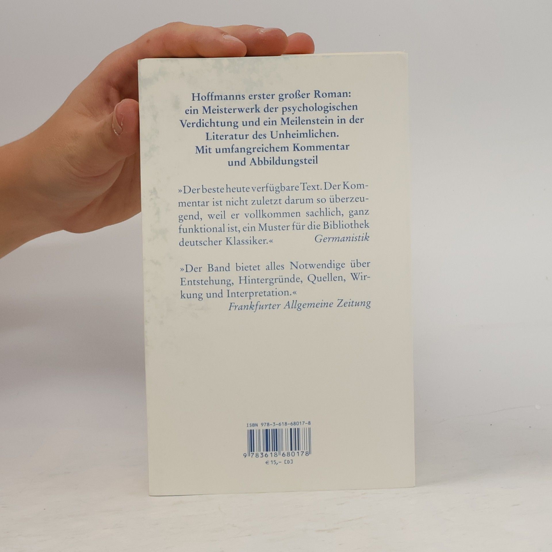 E. T. A. Hoffmann Die Elixiere des Teufels