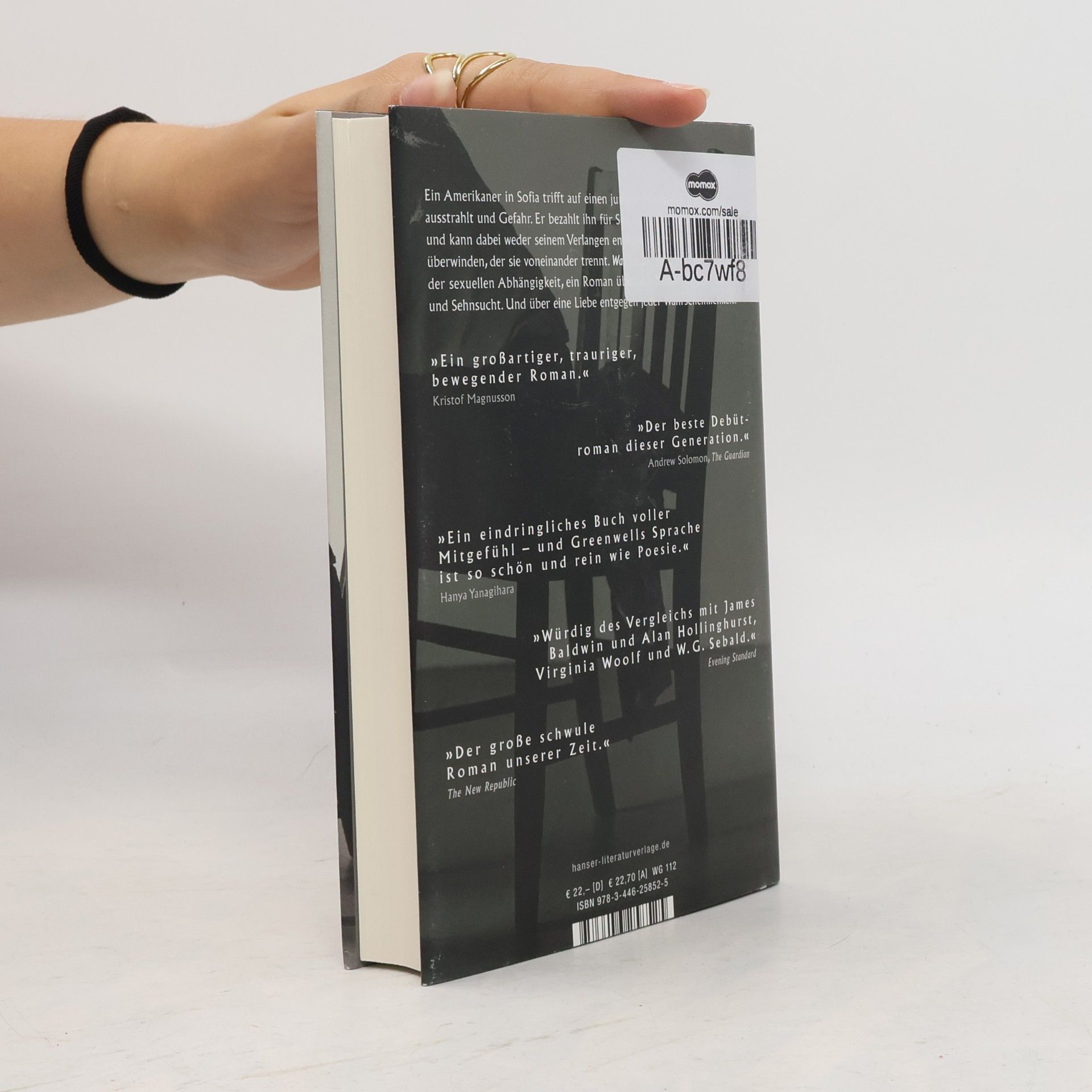 Garth Greenwell Was zu dir gehört