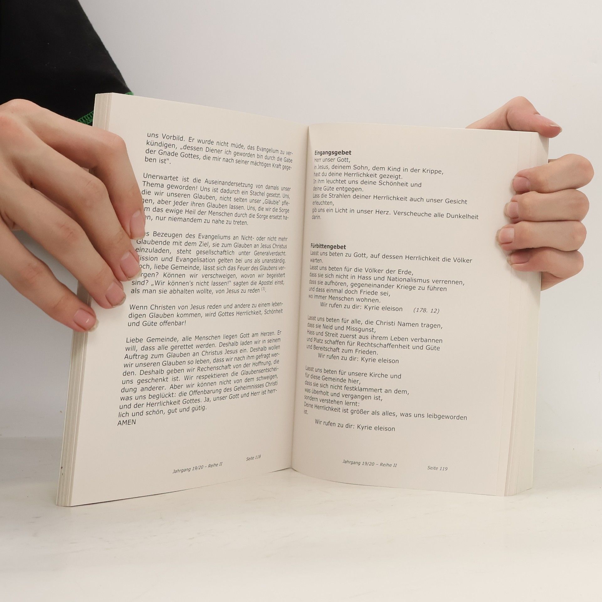 Autorenkollektiv Predigtvorschläge. Jahrgang 2019/20. Nr. 1-40. Reihe II