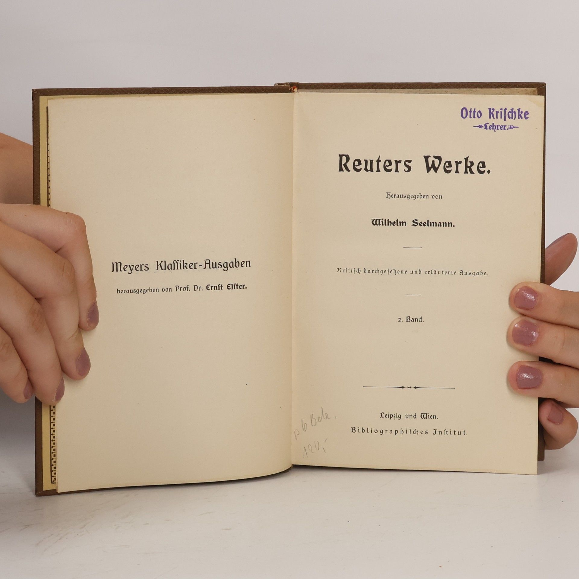 Fritz Reuter Reuters Werke 2