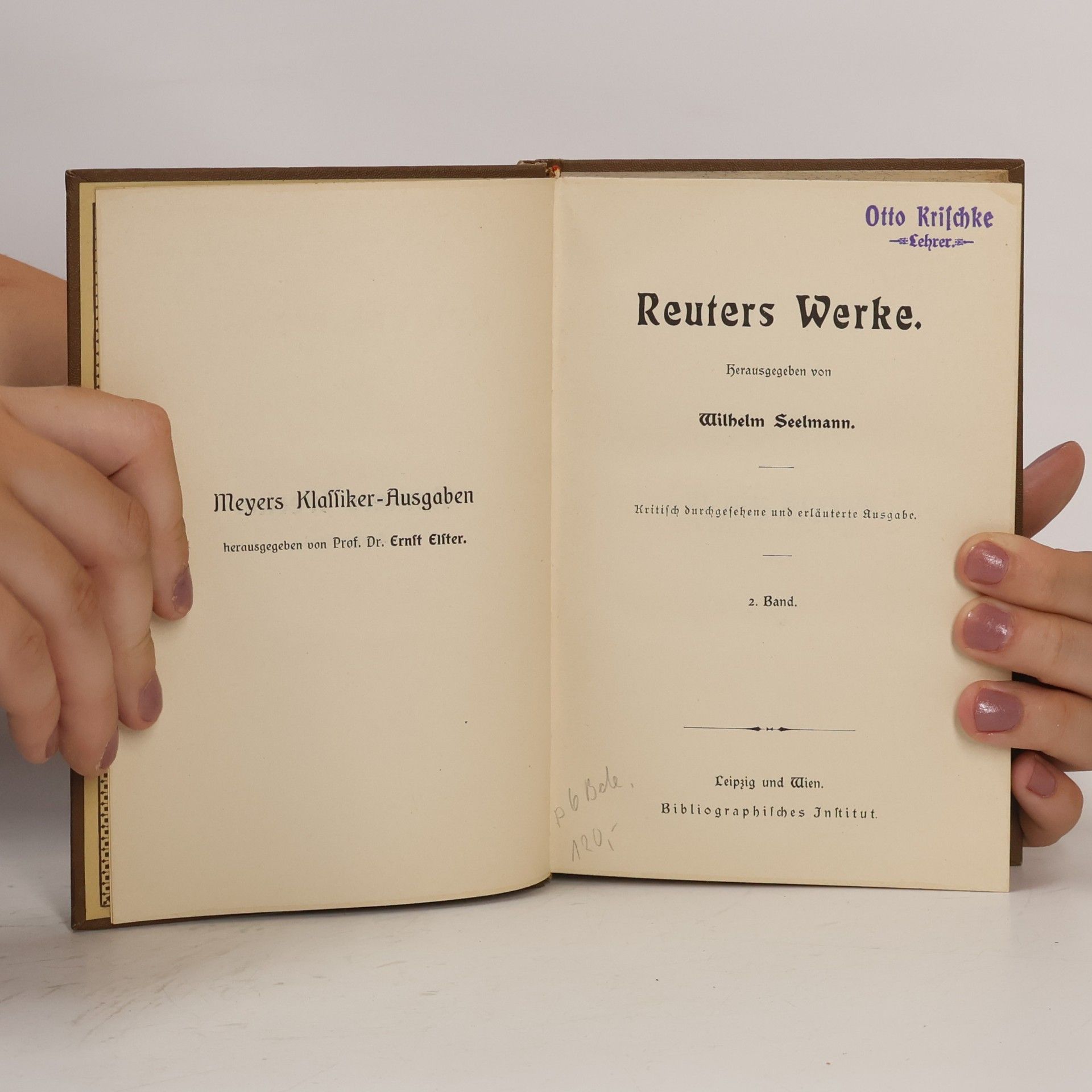 Fritz Reuter Reuters Werke 2