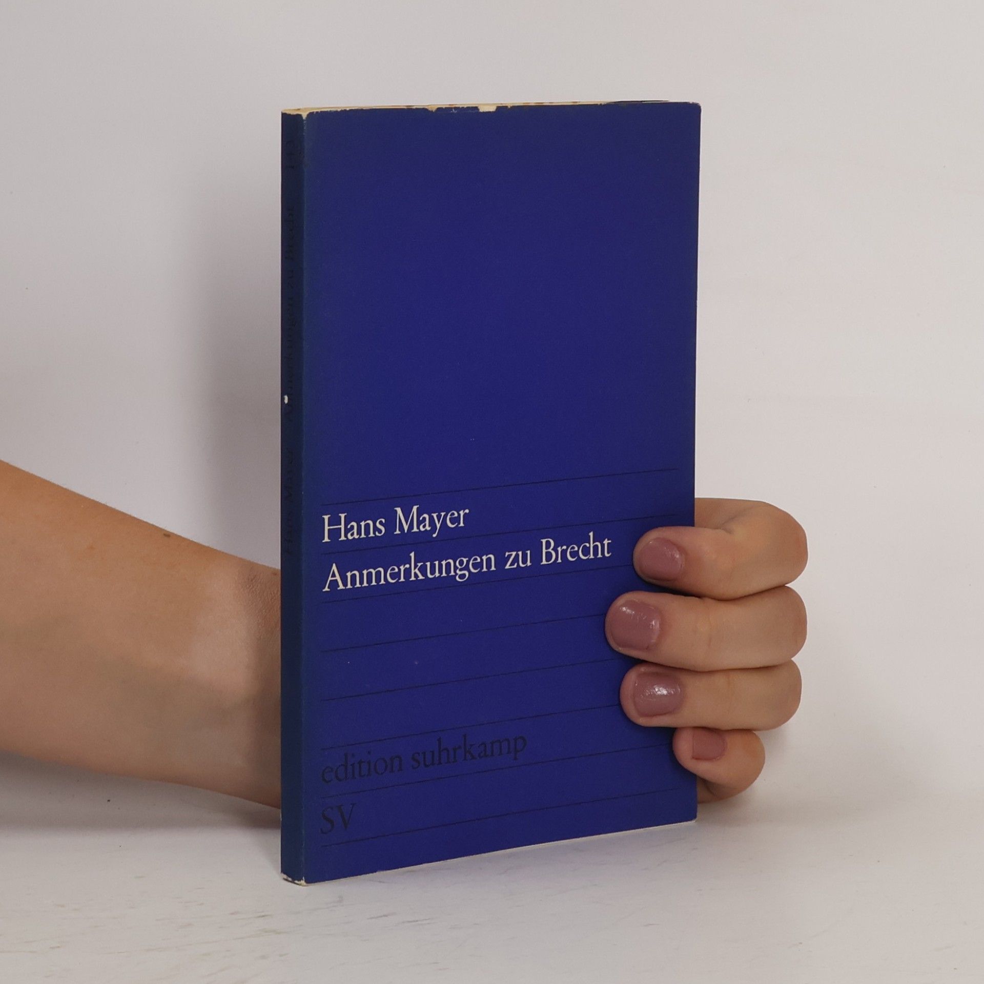 Hans Mayer Anmerkungen zu Brecht
