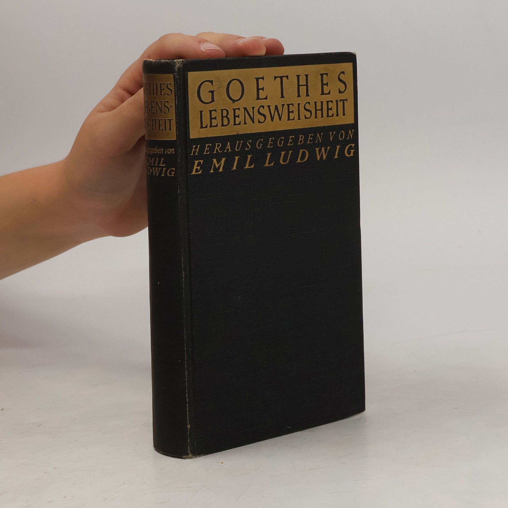 Emil Ludwig Goethe Lebensweisheit