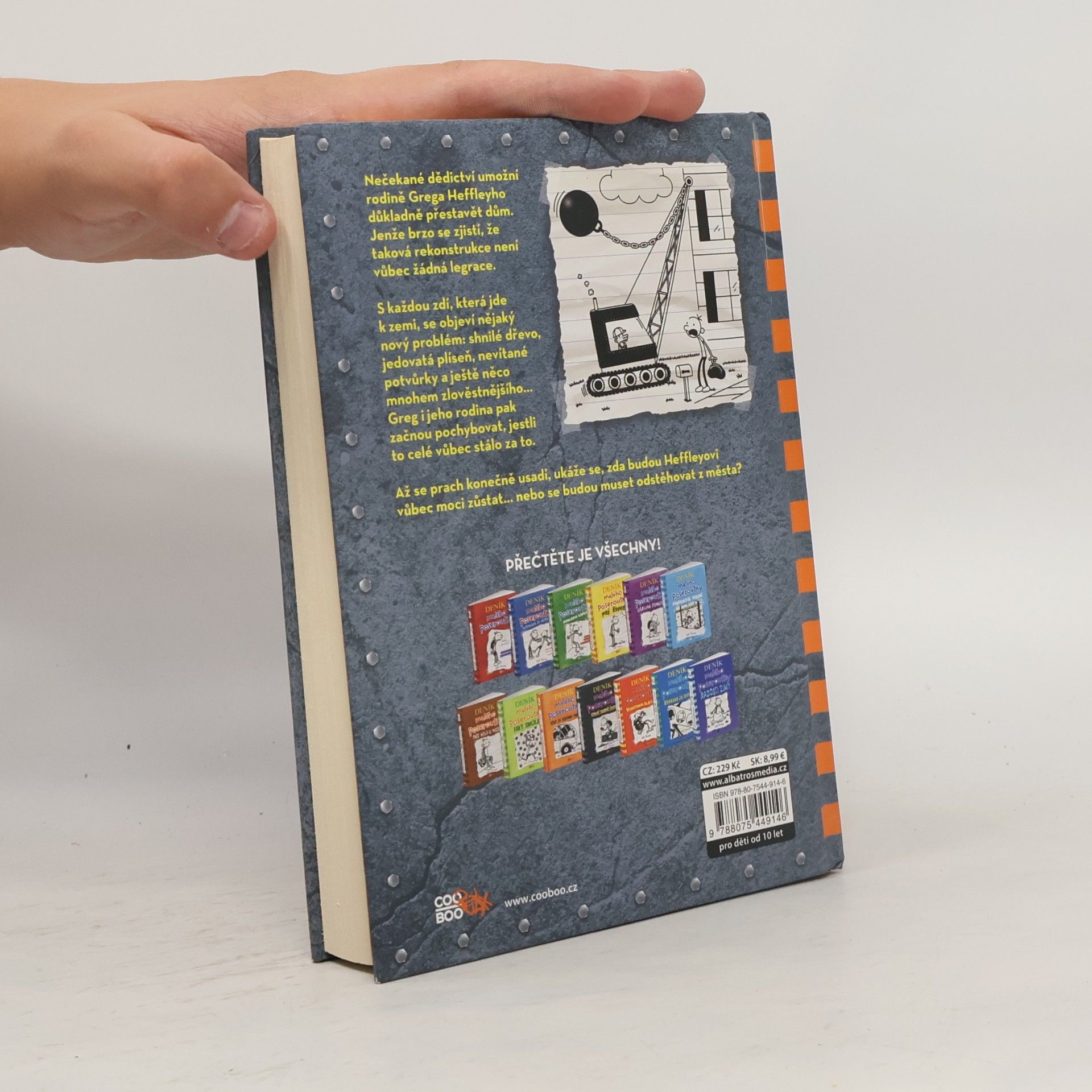 Jeff Kinney Deník malého poseroutky 14. Na spadnutí