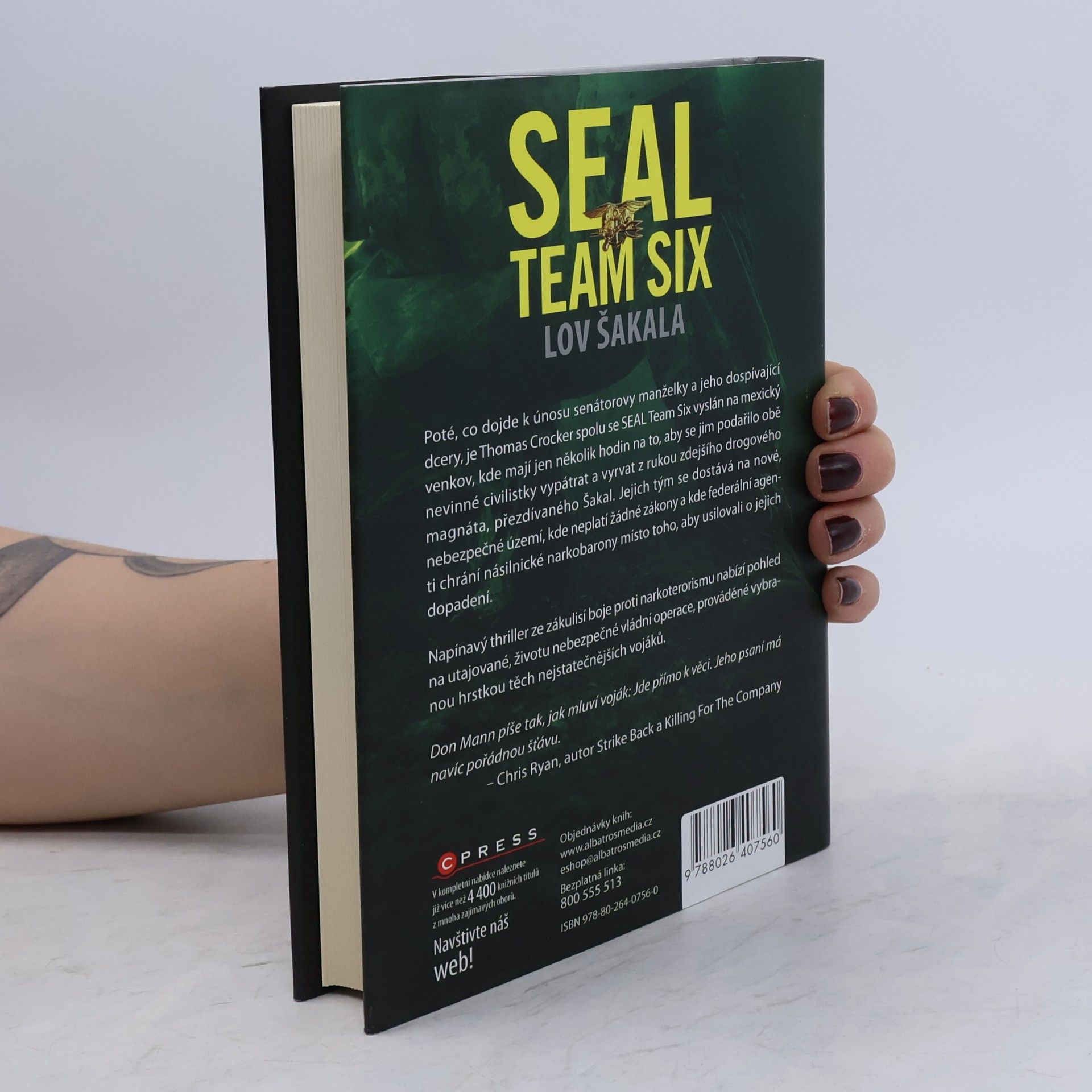 Don Mann SEAL Team Six. Lov Šakala