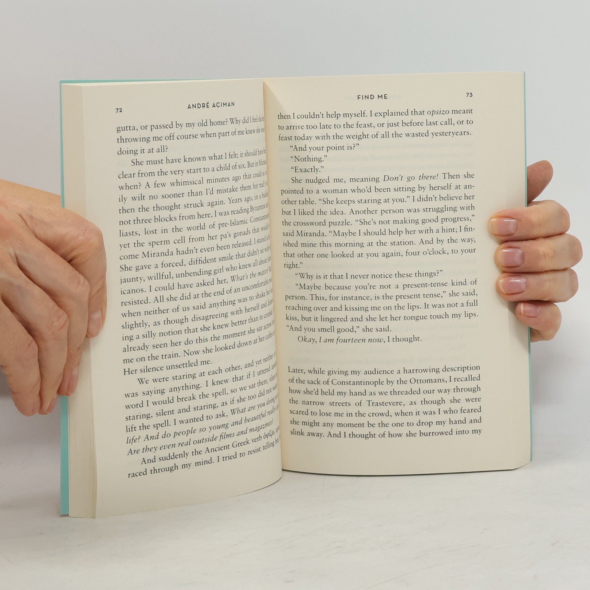 André Aciman Find me