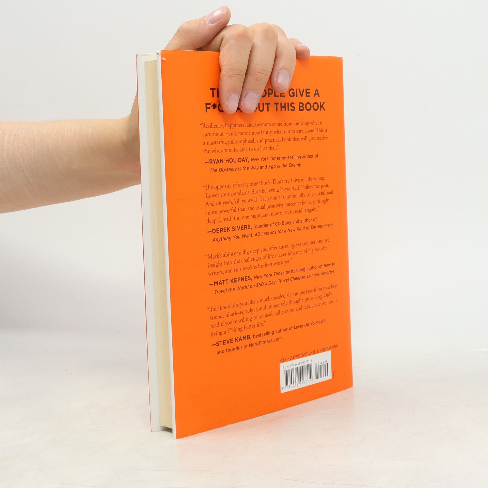 Mark Manson The Subtle Art of Not Giving a Fuck