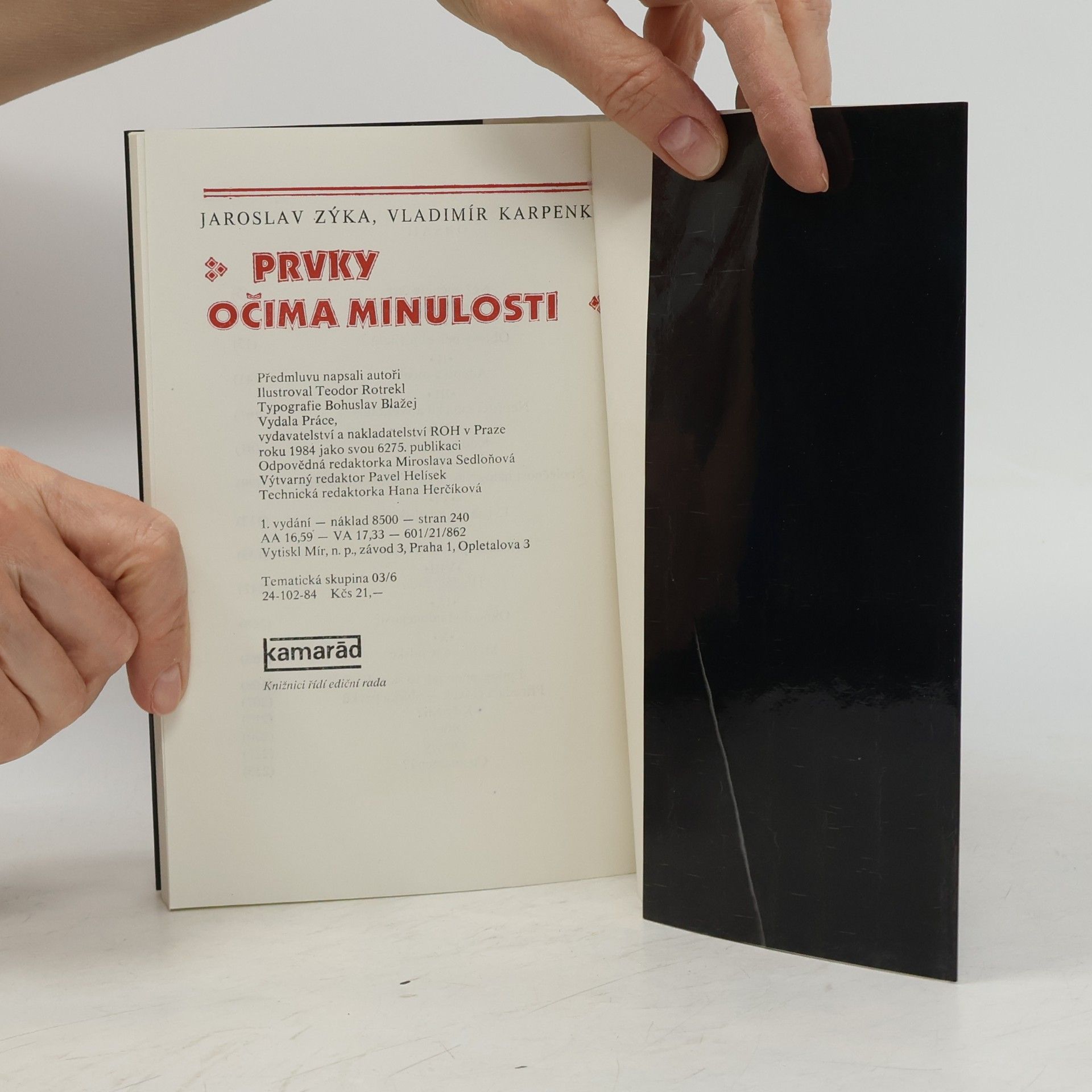 Jaroslav Zýka Prvky očima minulosti