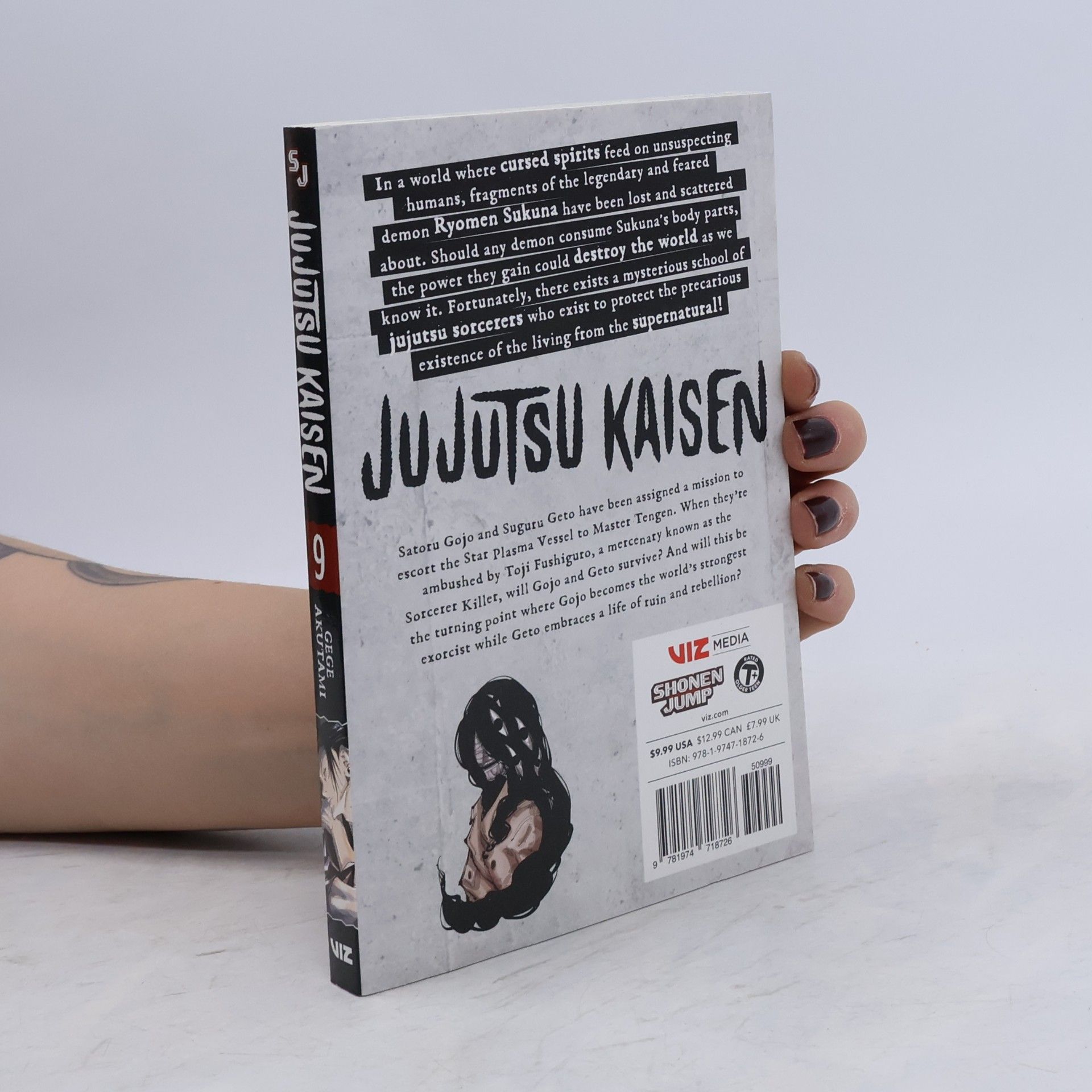 Gege Akutami Jujutsu Kaisen Volume 9