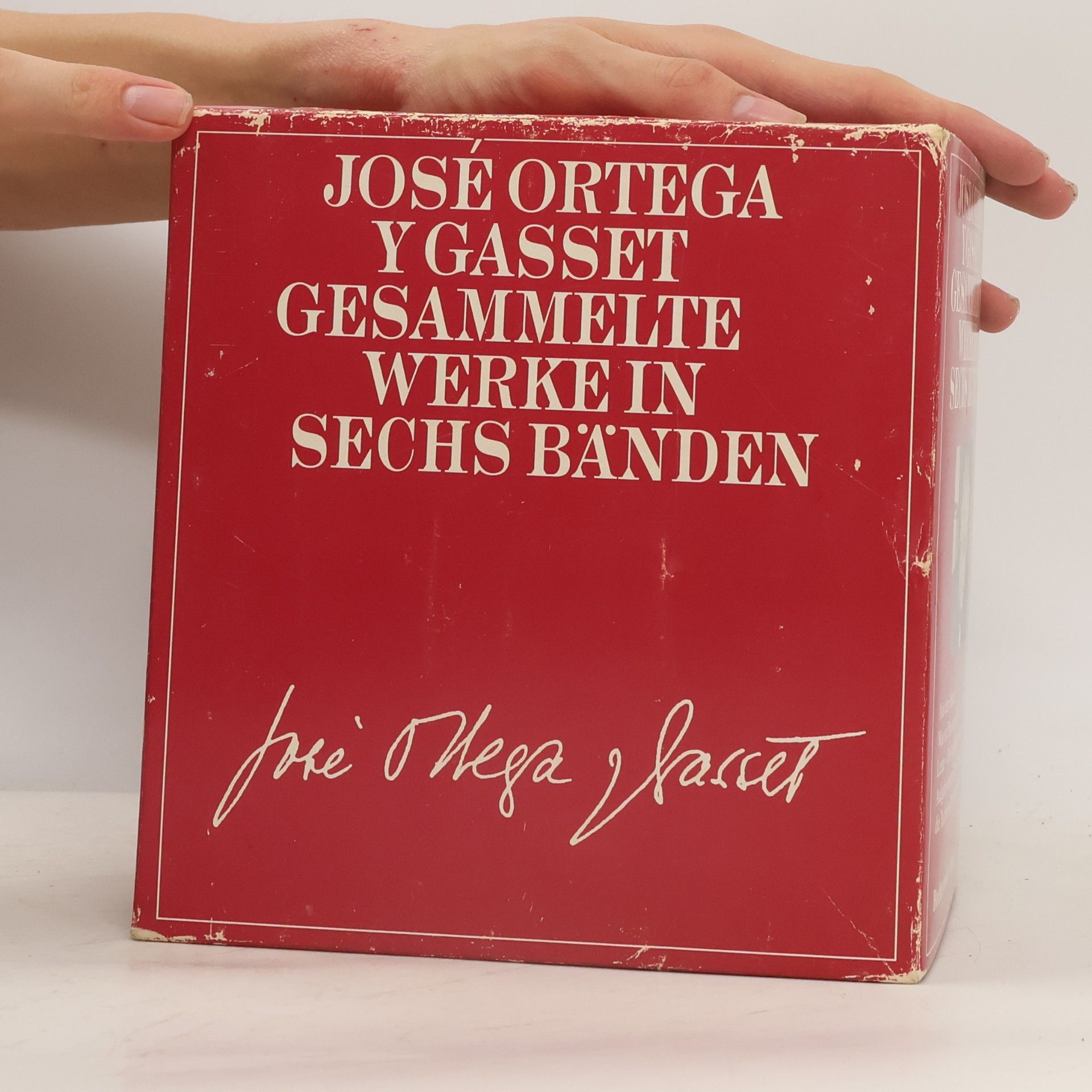 José Ortega y Gasset Gesammelte Werke in Sechs Bänden