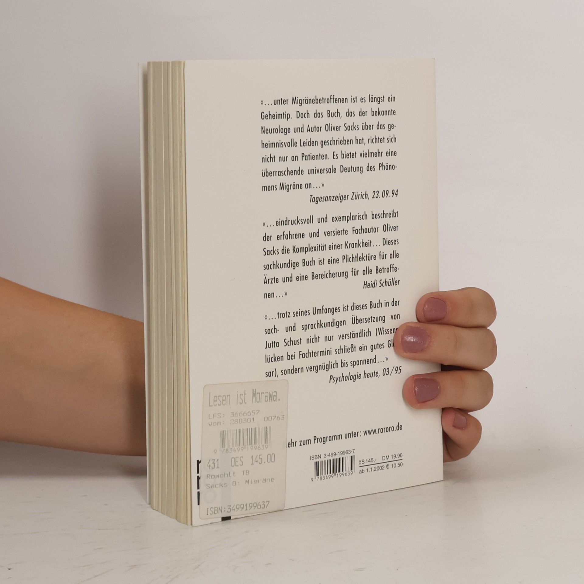 Oliver Sacks Migräne