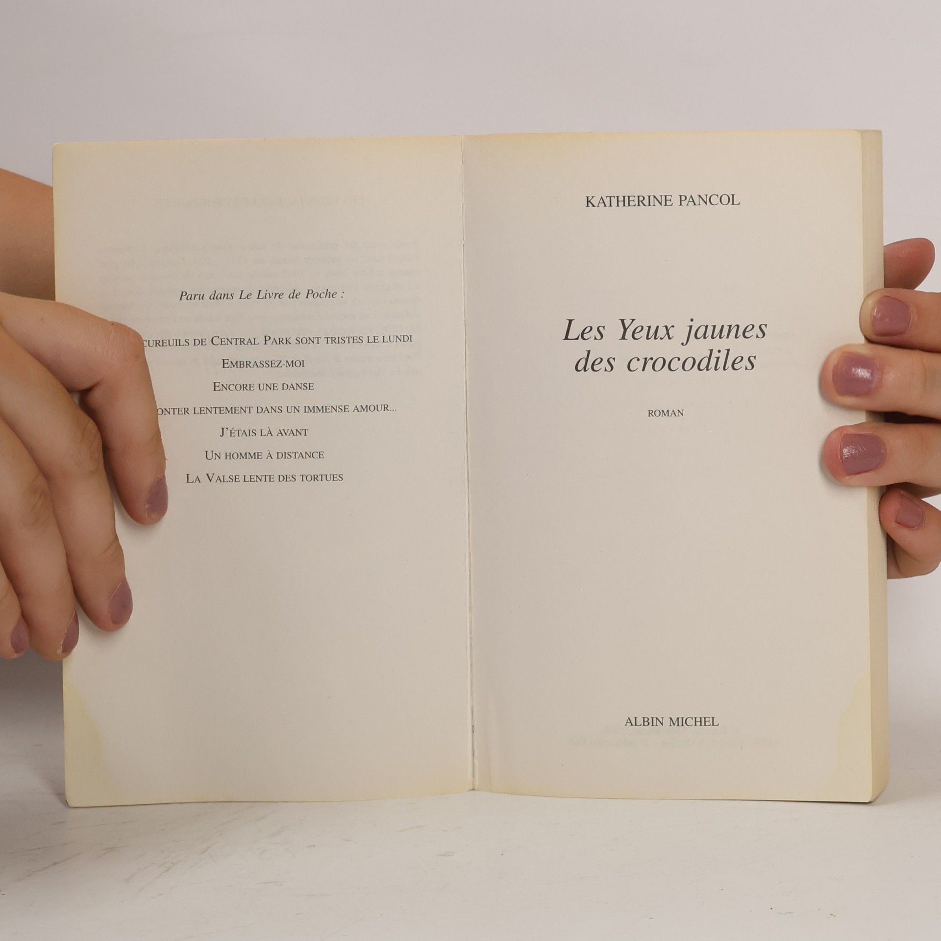 Katherine Pancolová Les yeux jaunes des crocodiles
