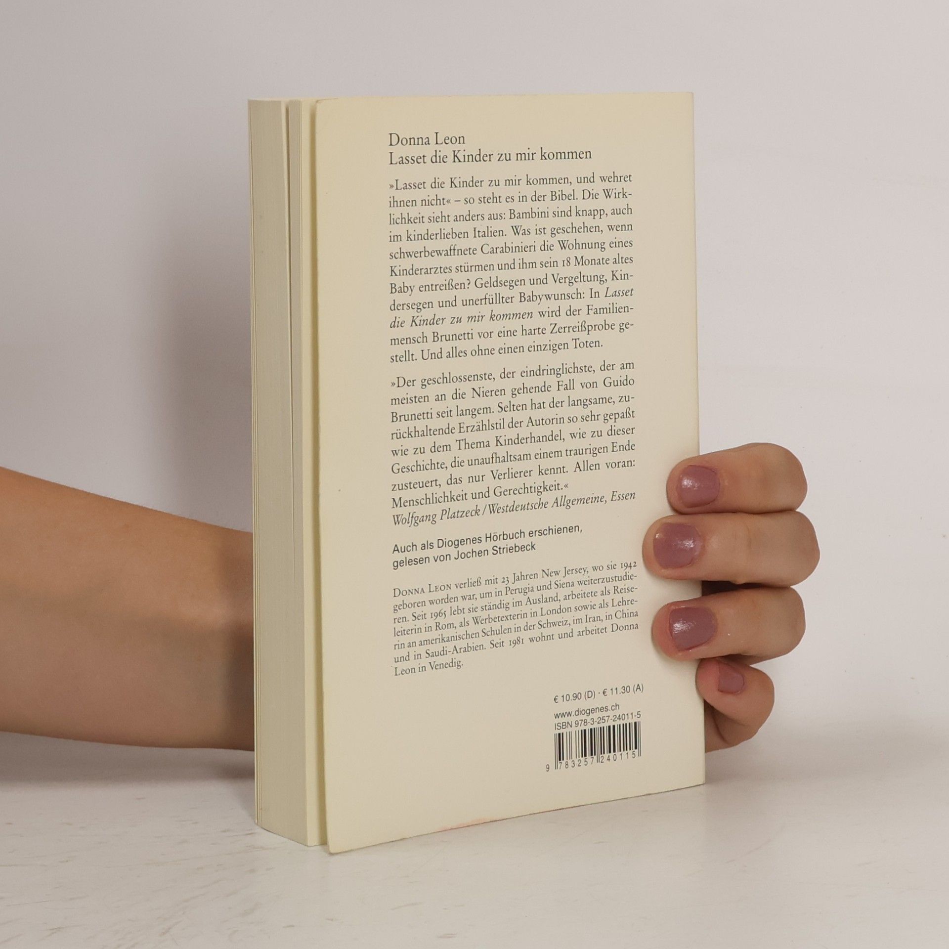 Donna Leon Lasset die Kinder zu mir kommen
