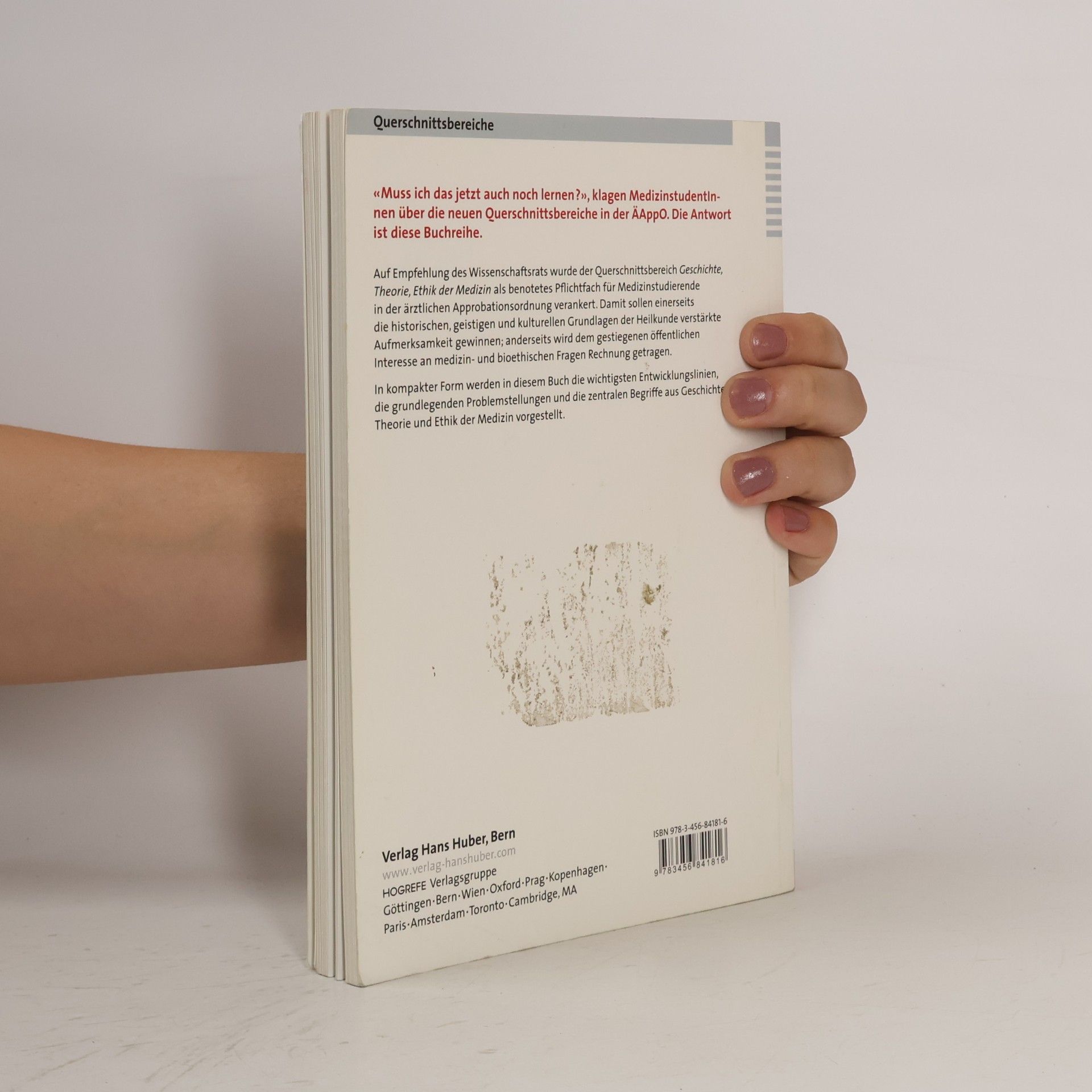 Ortrun Riha Grundwissen Geschichte, Theorie, Ethik der Medizin