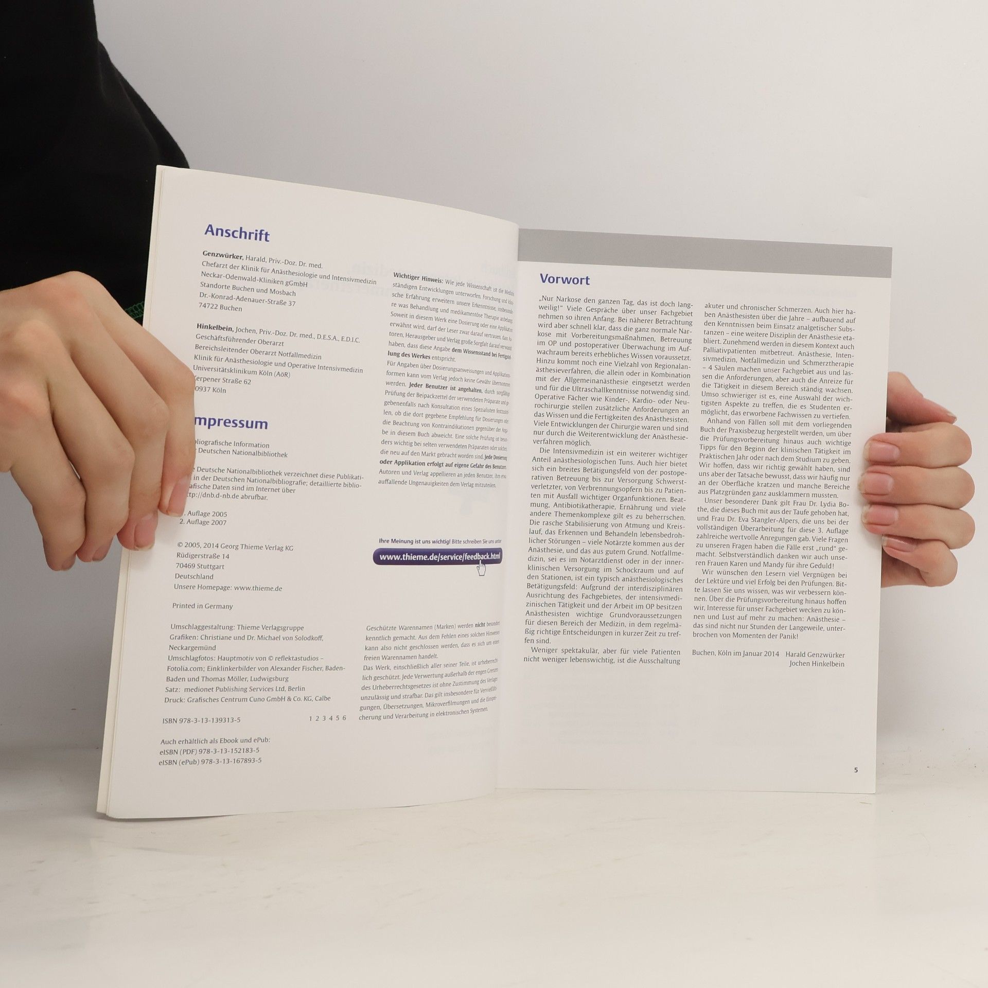 Harald Genzwürker Fallbuch Anästhesie, Intensivmedizin und Notfallmedizin - 3. Auflage