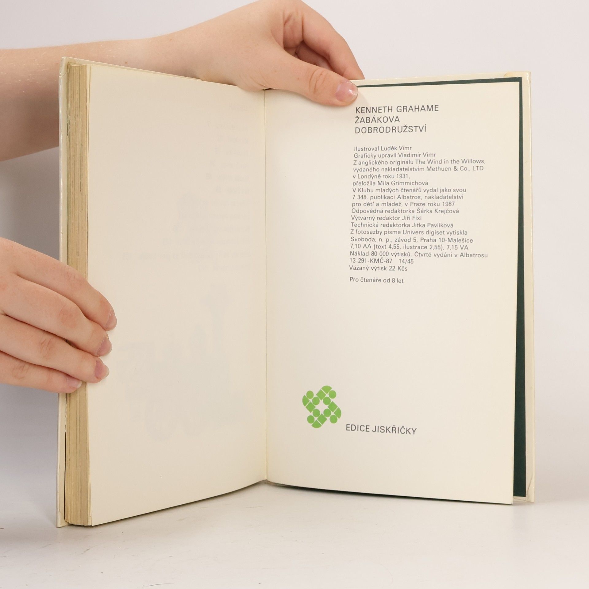 Kenneth Grahame Žabákova dobrodružství