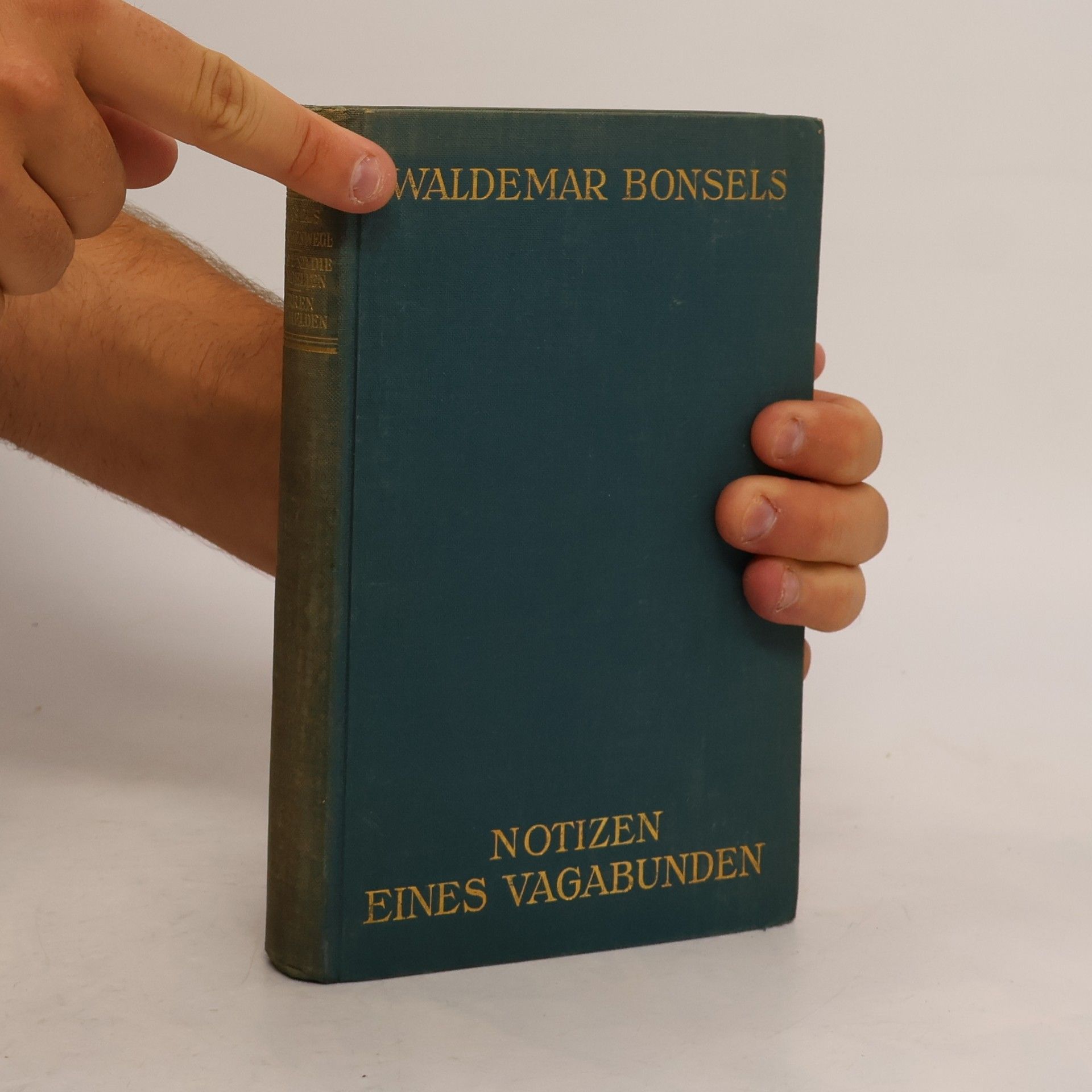 Waldemar Bonsels Notizen eines Vagabunden