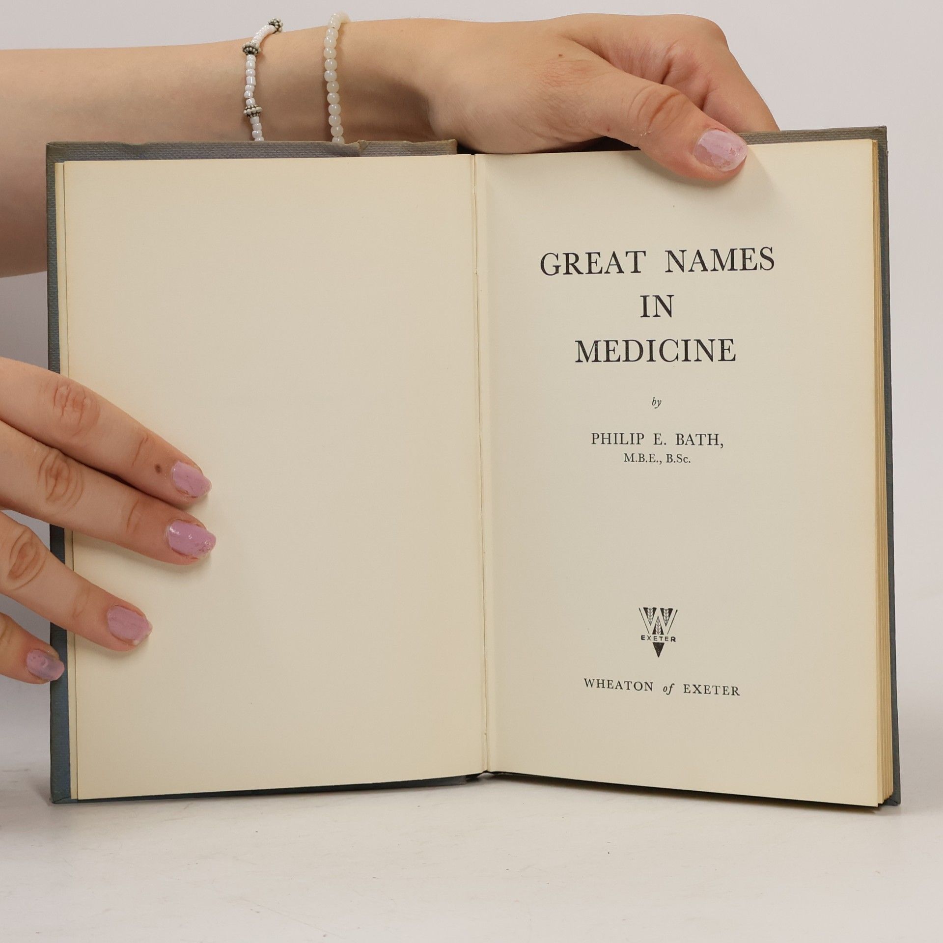 Philip E. Bath Great Names in Medicine