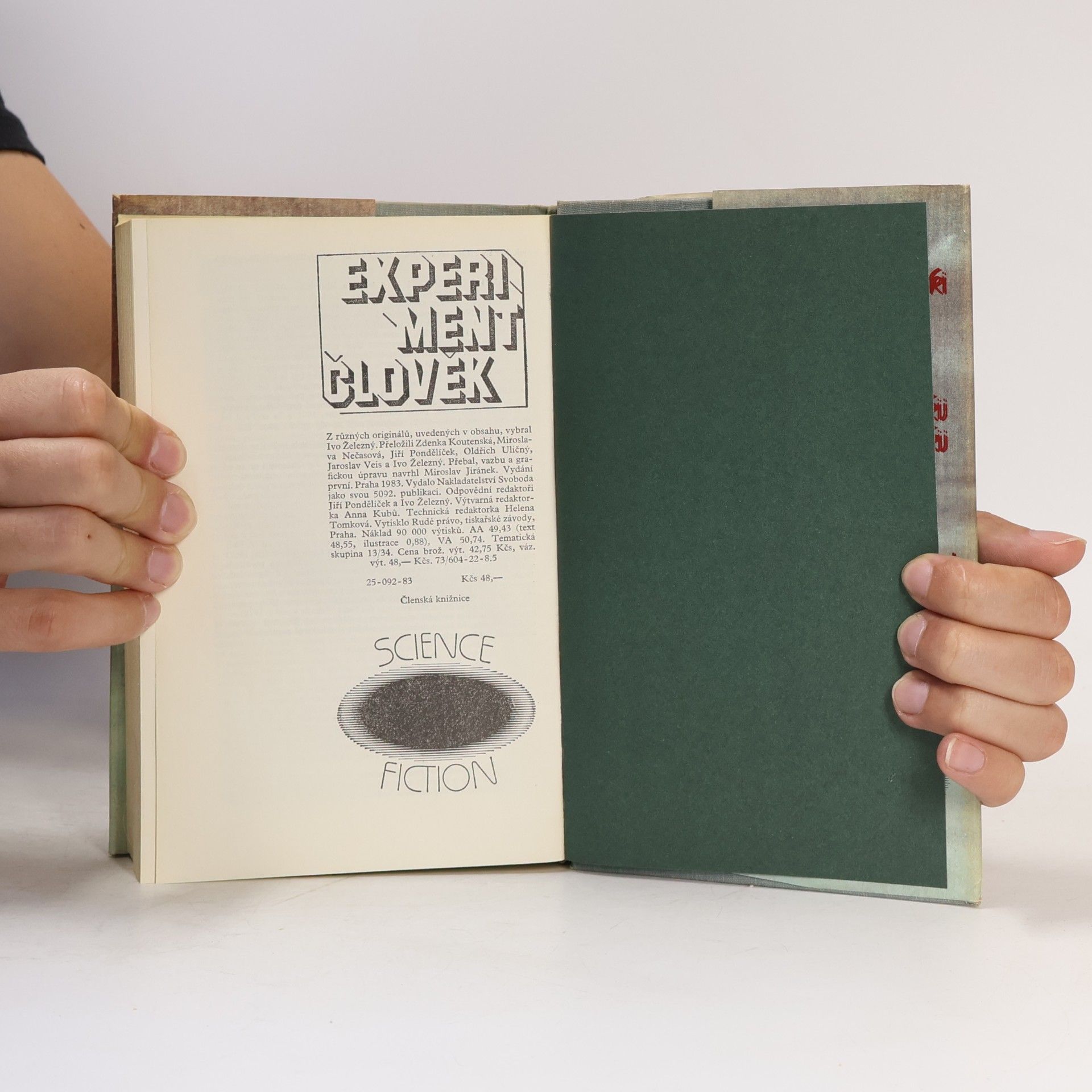 Ivo Železný Experiment člověk