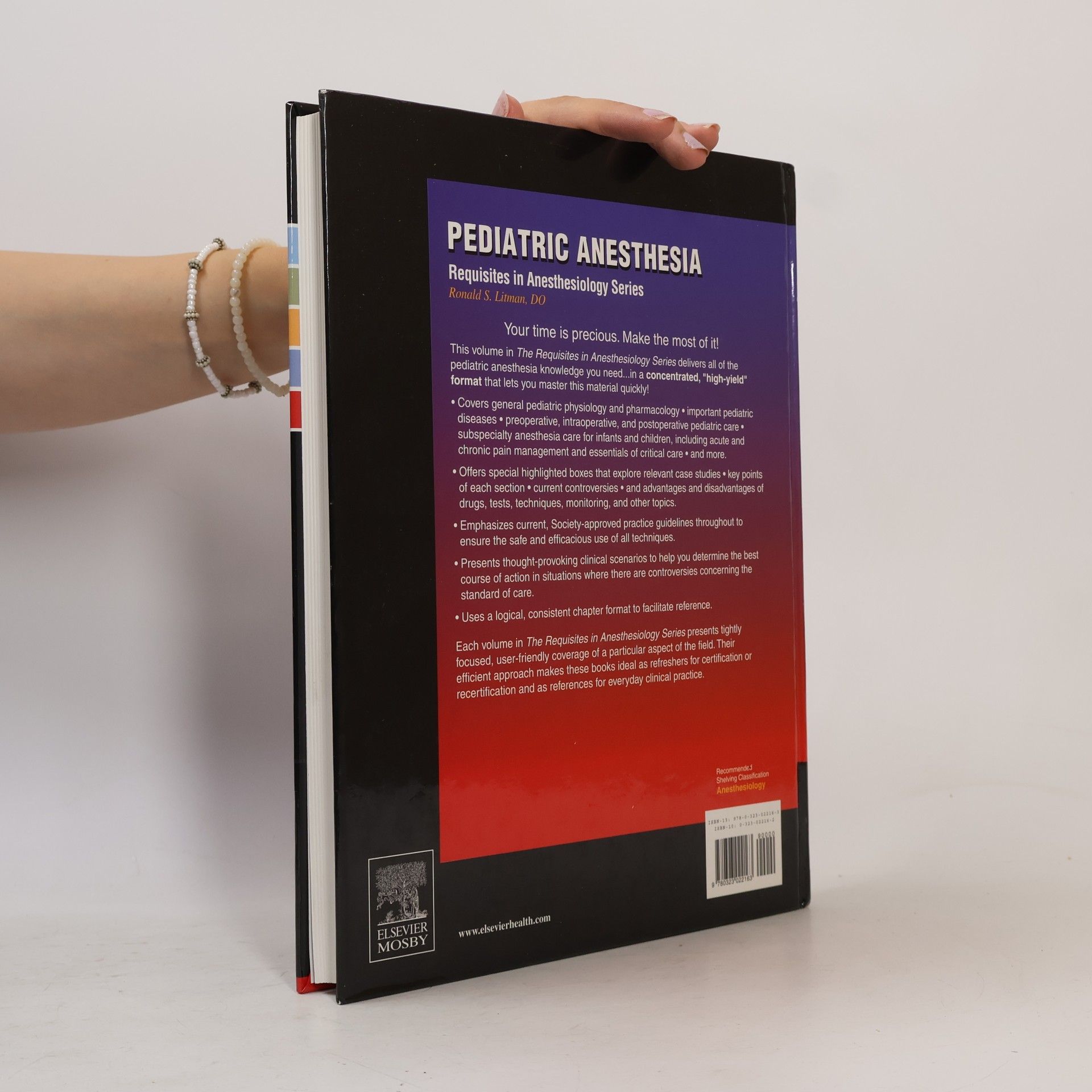 Ronald S. Litman Pediatric anesthesia. The requisites in anesthesia
