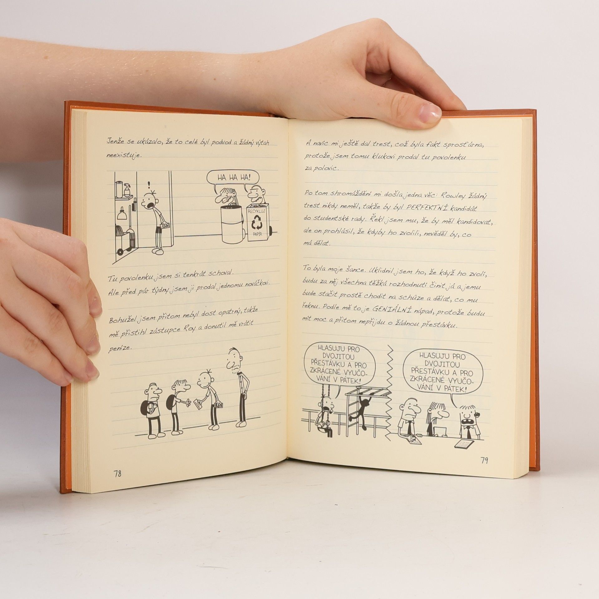 Jeff Kinney Deník malého poseroutky 7. Páté kolo u vozu