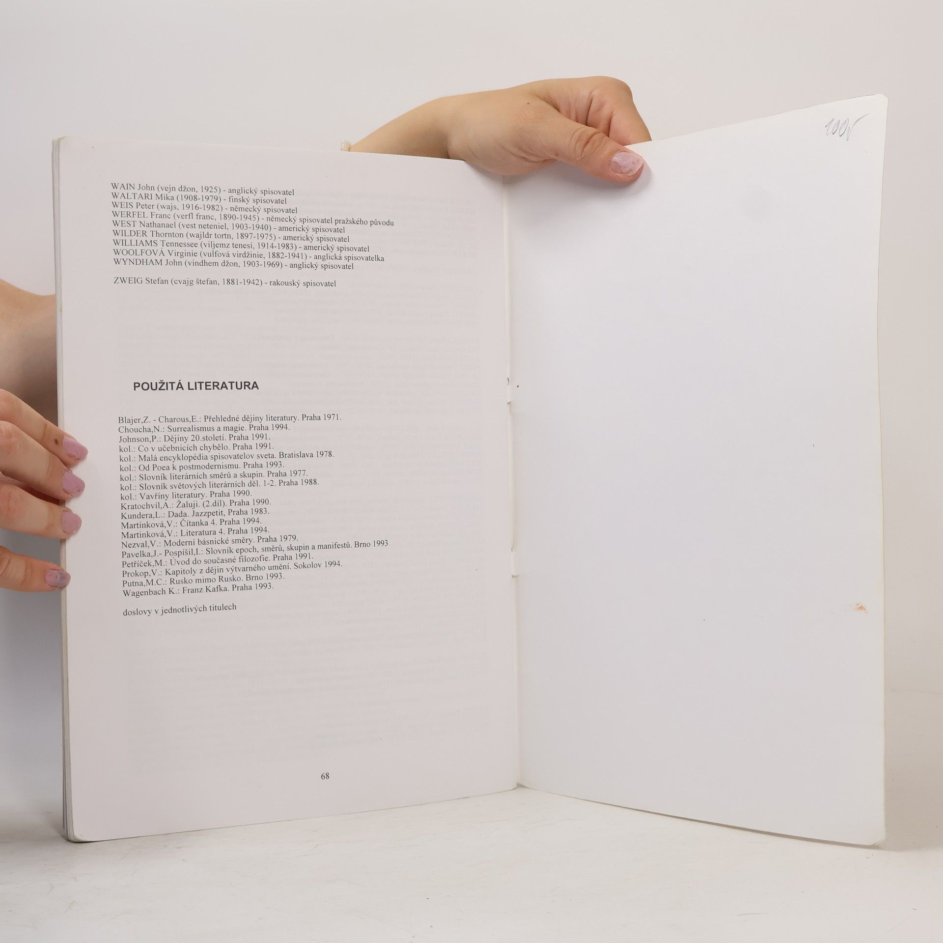 Vladimír Prokop Přehled světové literatury 20. století
