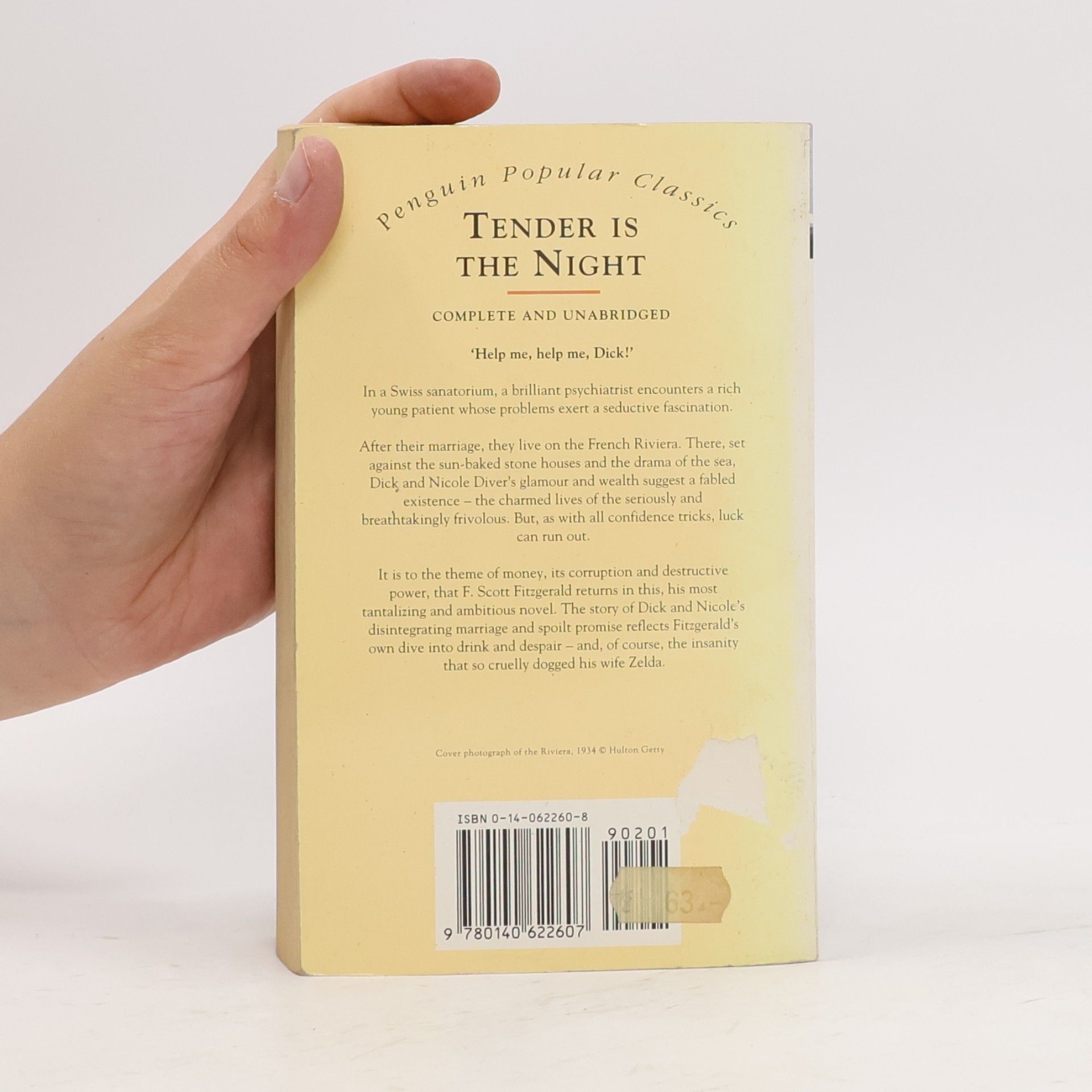 Francis Scott Fitzgerald Tender is the Night