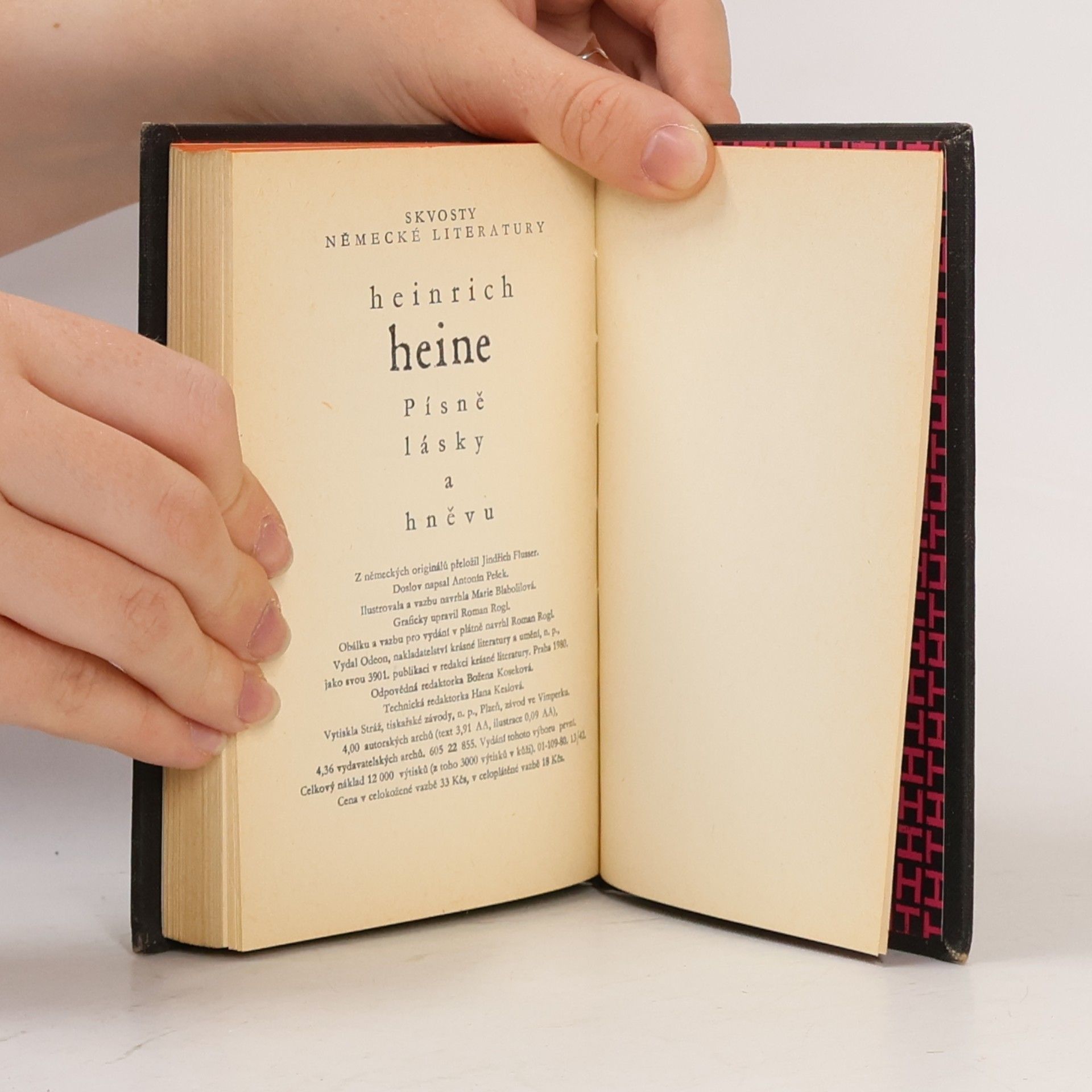 Heinrich Heine Písně lásky a hněvu