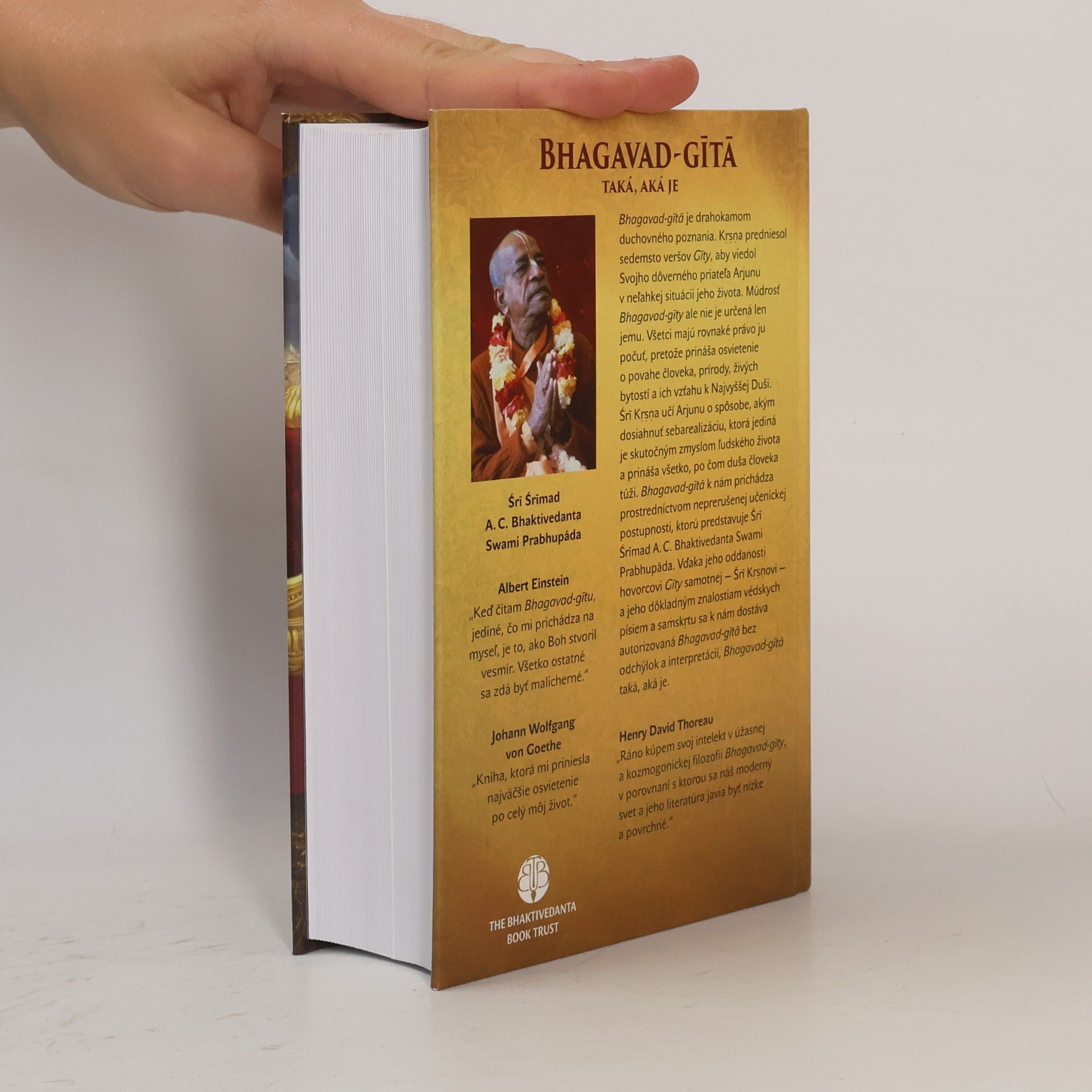 Šrí Šrímad A. Č. Bhaktivédanta Swami Prabhupáda Bhagavad-gītā taká, aká je
