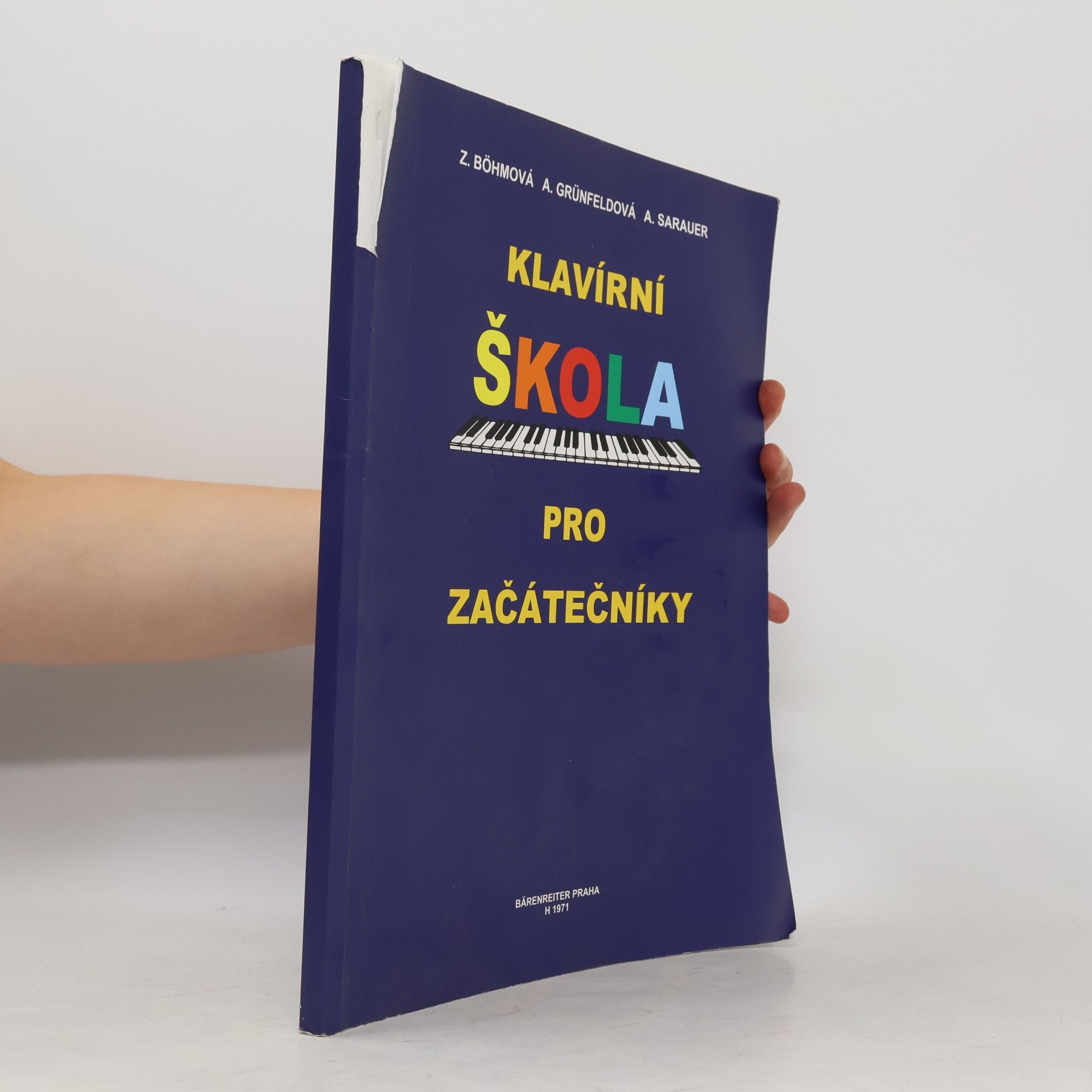 Zdeňka Bohmová Klavírní škola pro začátečníky