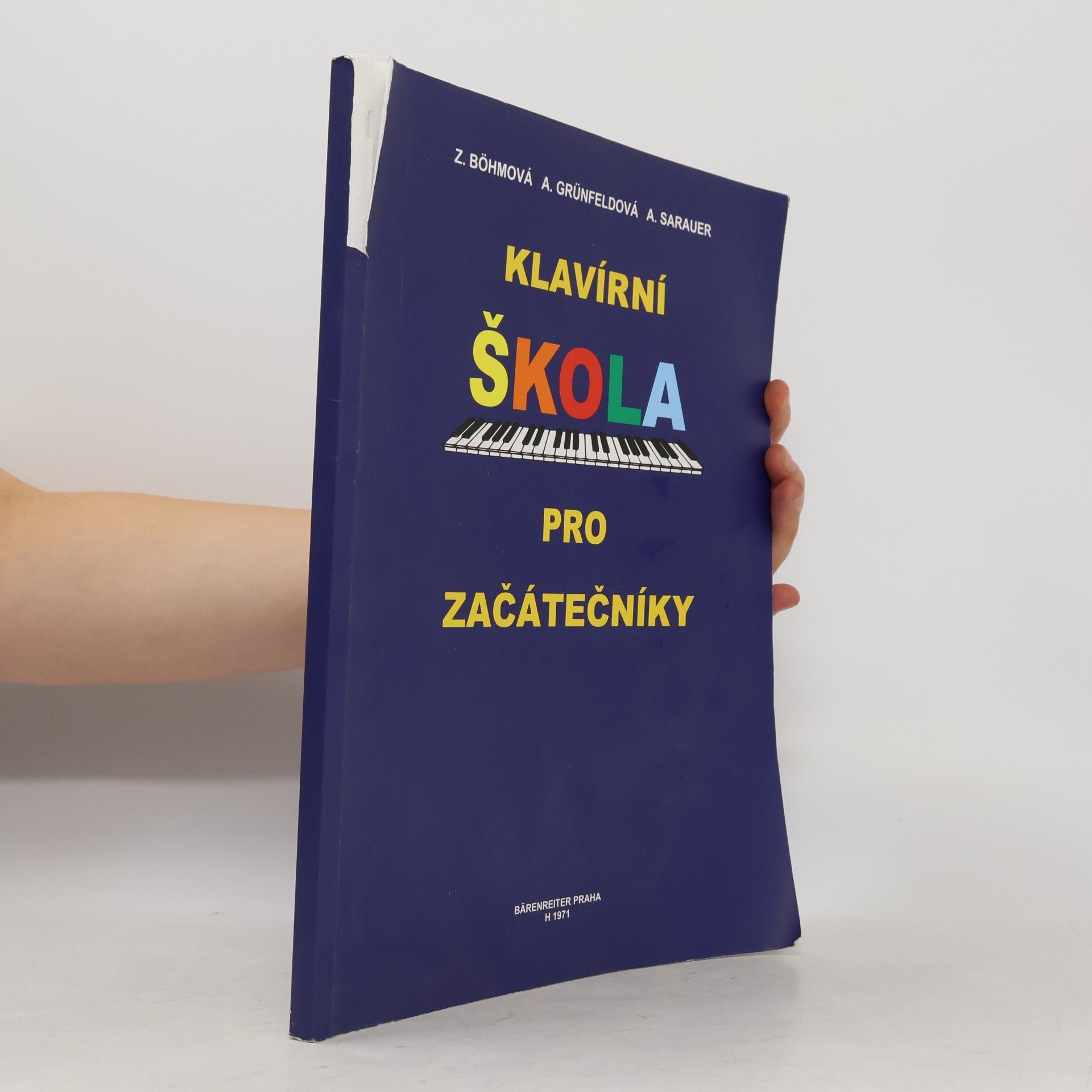 Zdeňka Bohmová Klavírní škola pro začátečníky