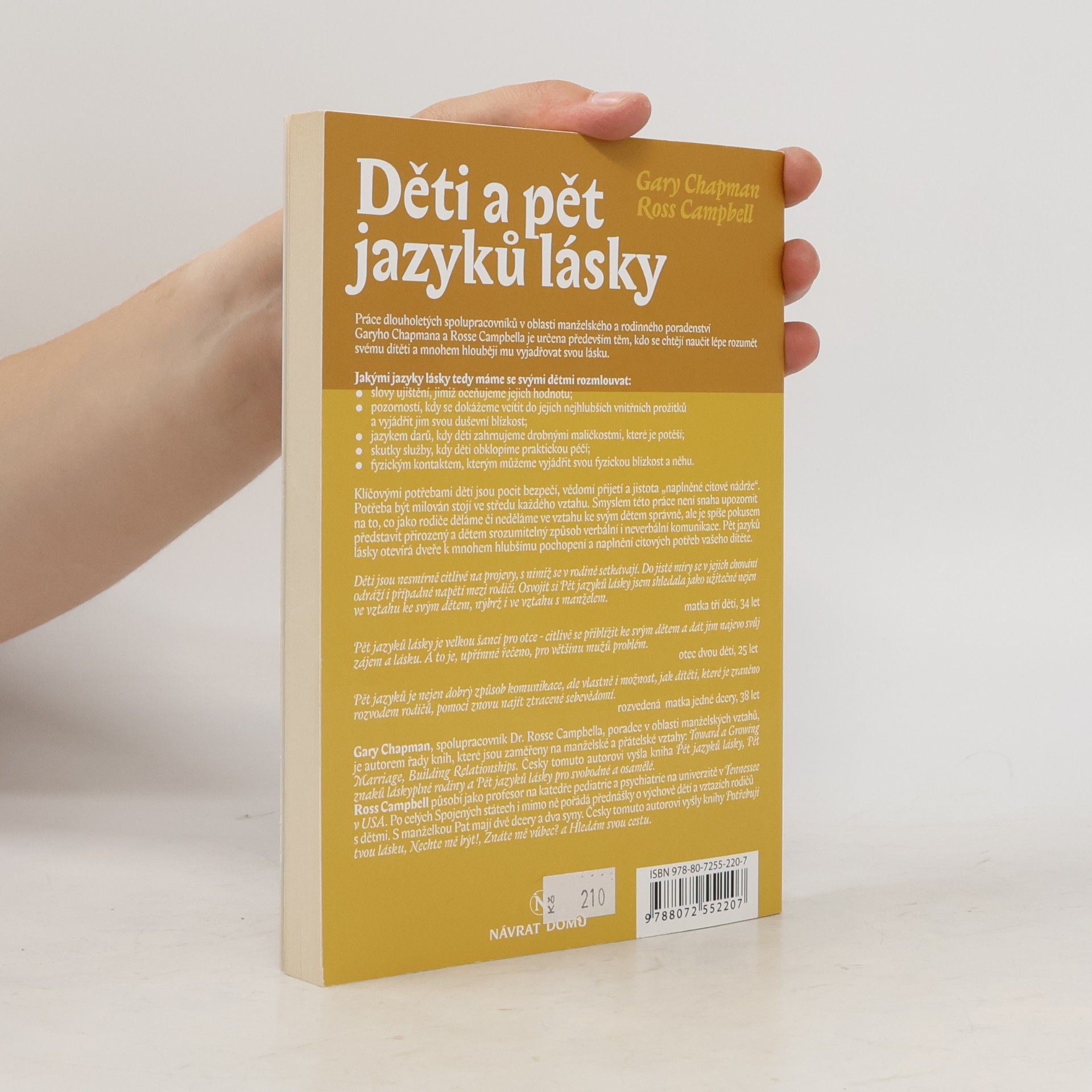 Gary Chapman Děti a pět jazyků lásky