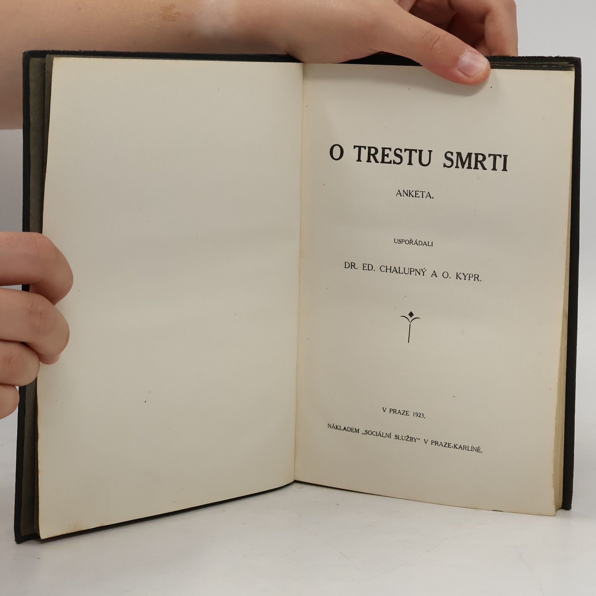 Ed. Chalupný O trestu smrti