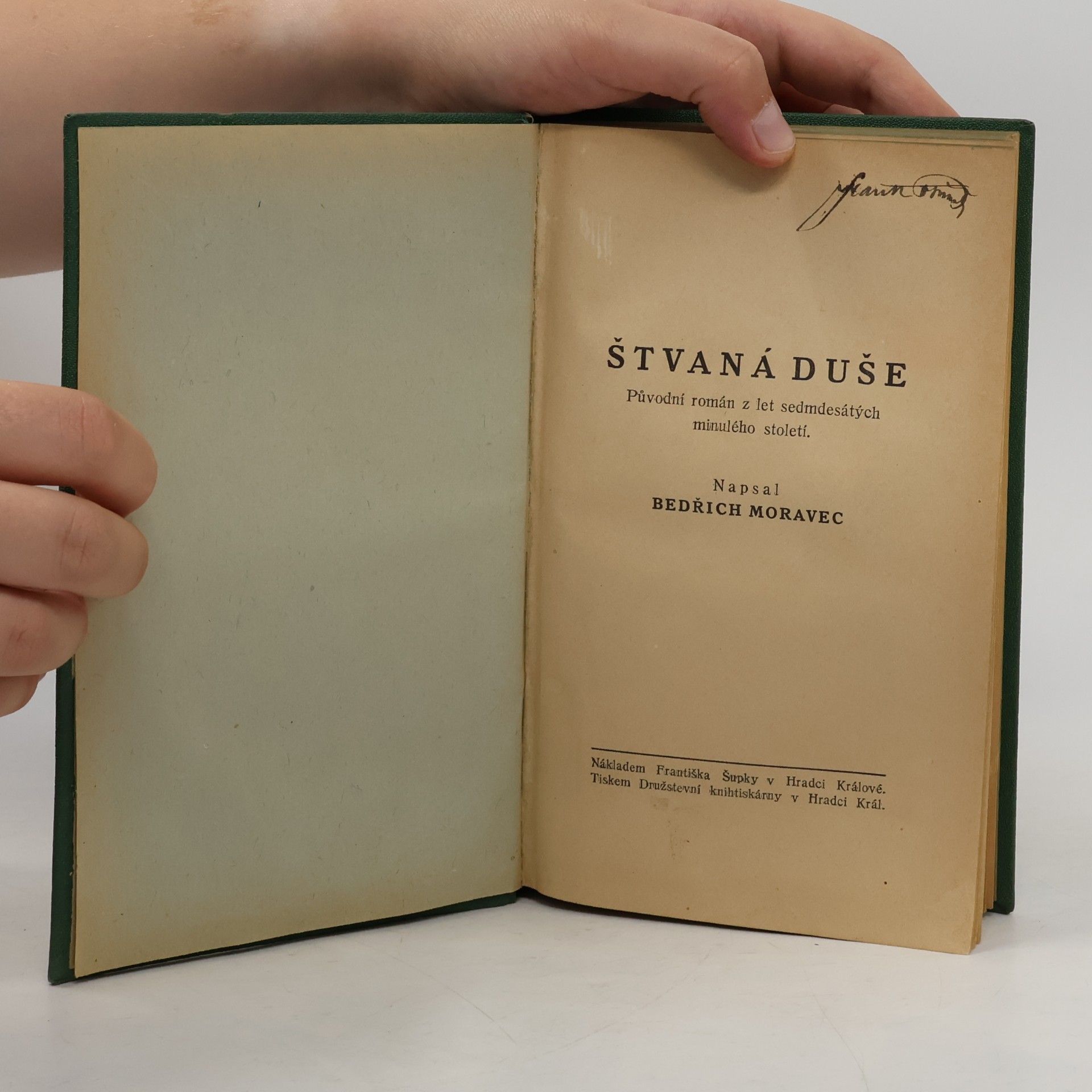 Moravec Bedřich Štvaná duše