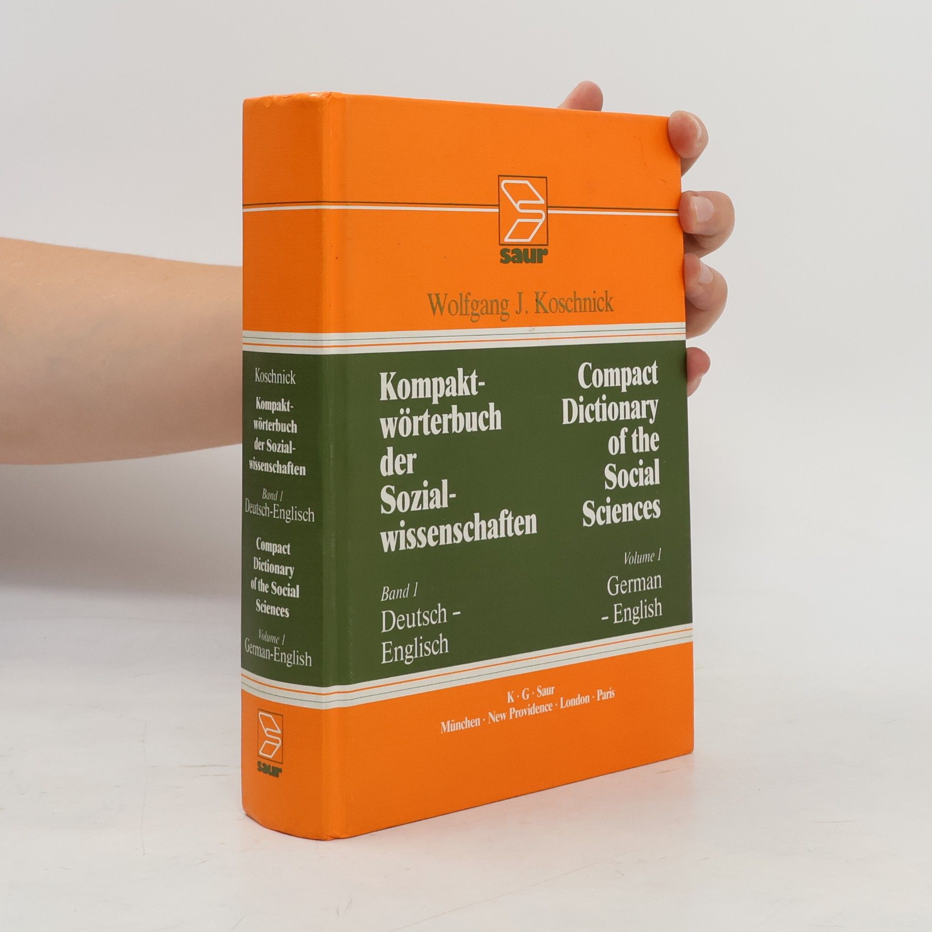 Wolfgang Koschnick Compact Dictionary of the Social Sciences