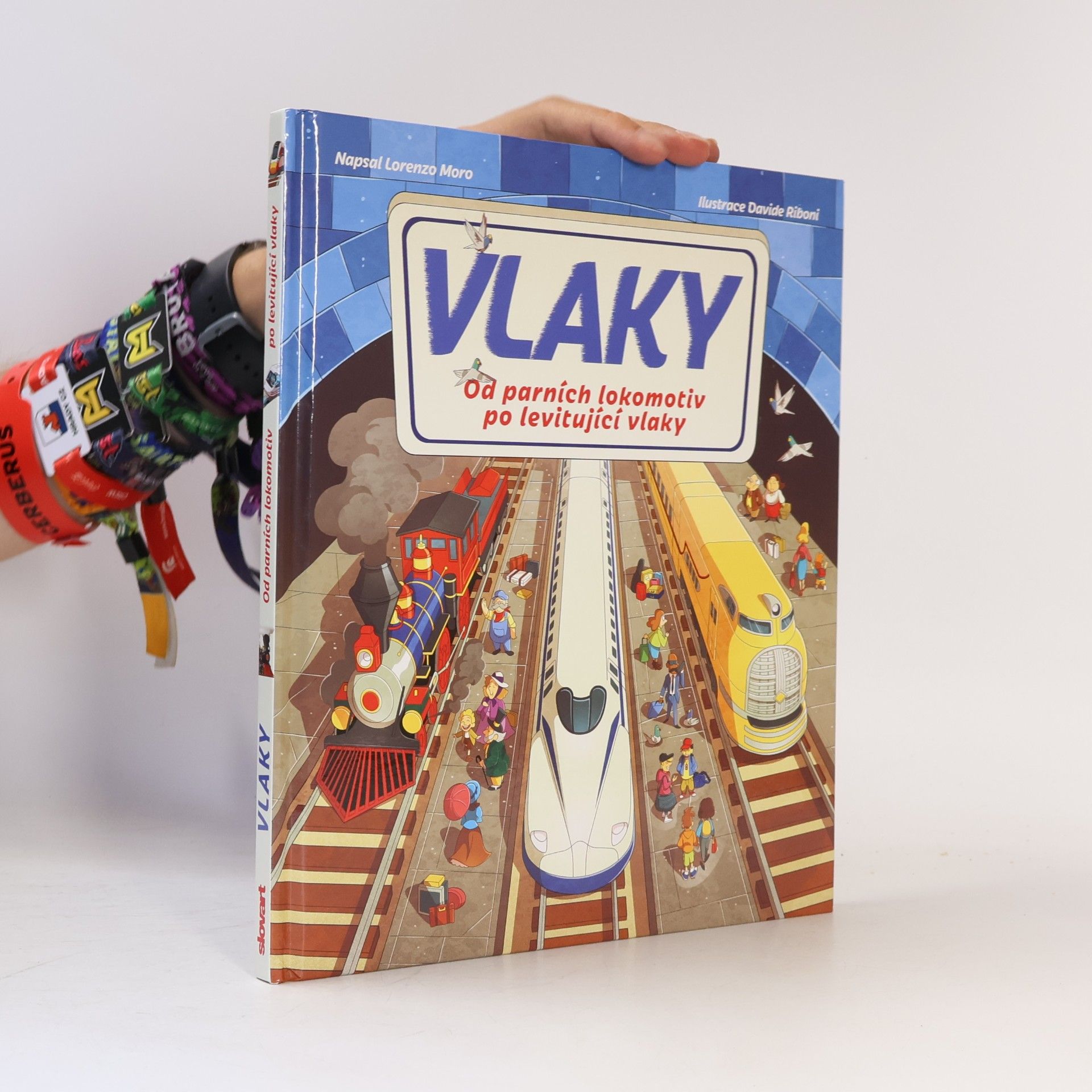 Davide Riboni Vlaky : od parních lokomotiv po levitující vlaky