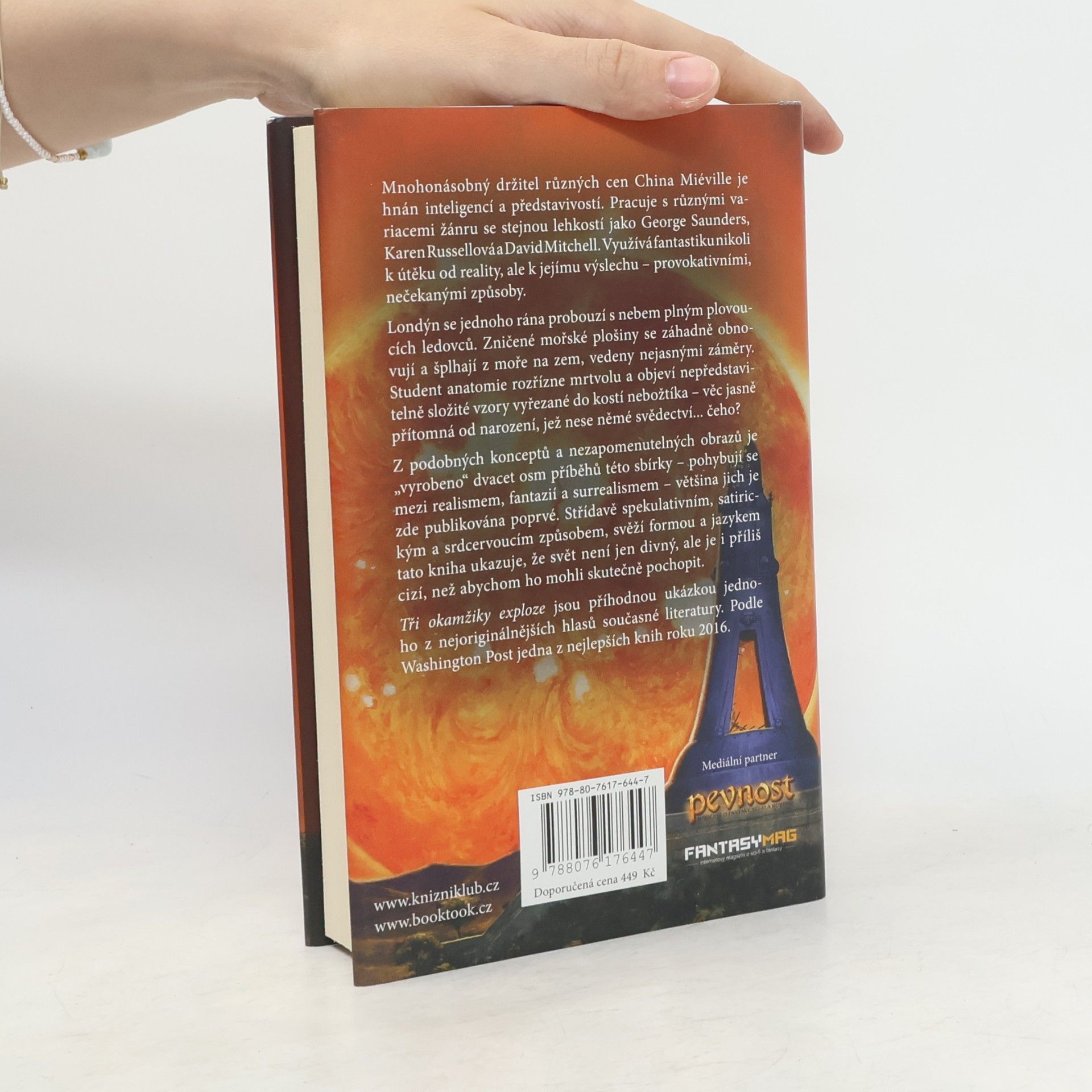 China Miéville Tři okamžiky exploze