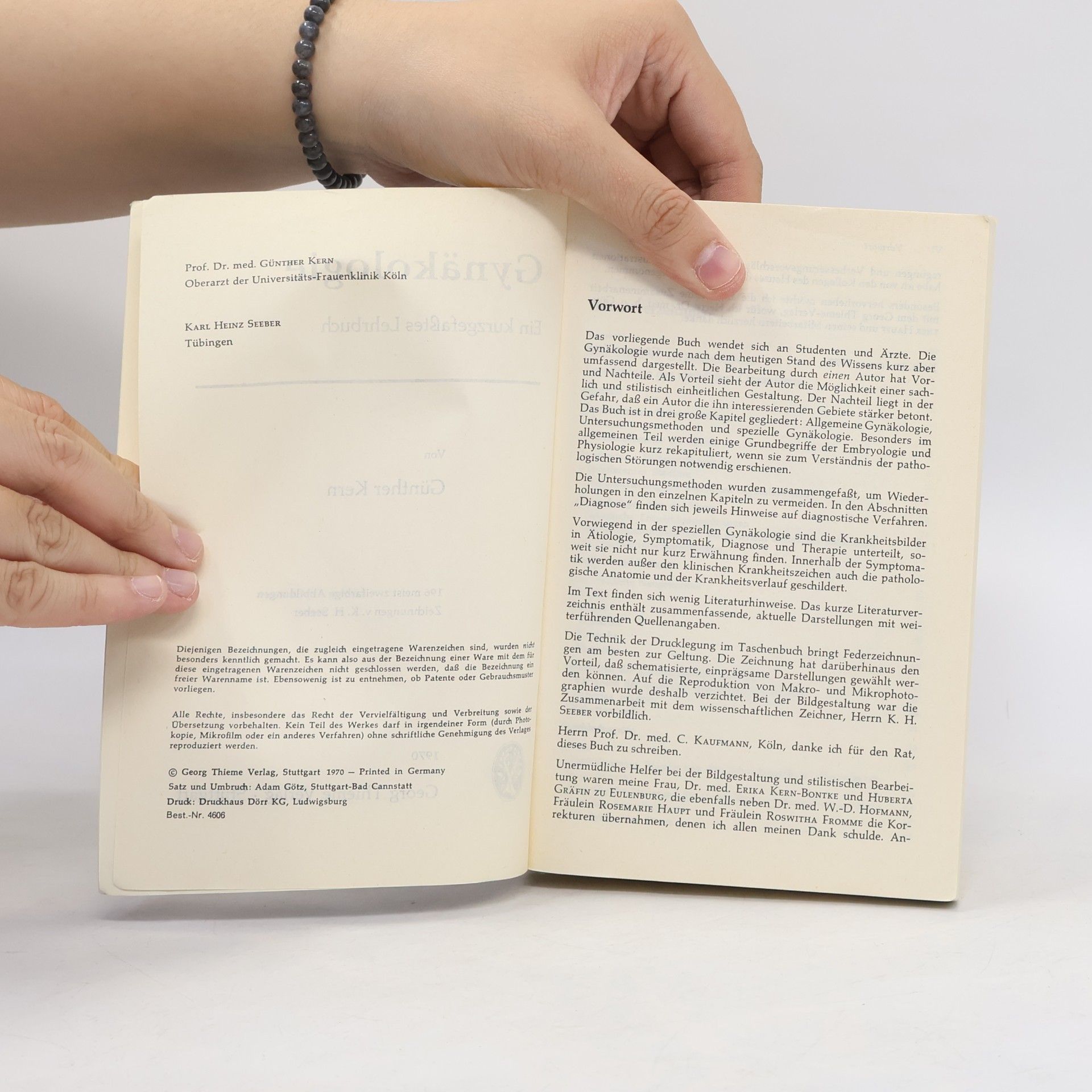 Günther Kern Gynäkologie. Ein kurzgefasstes Lehrbuch