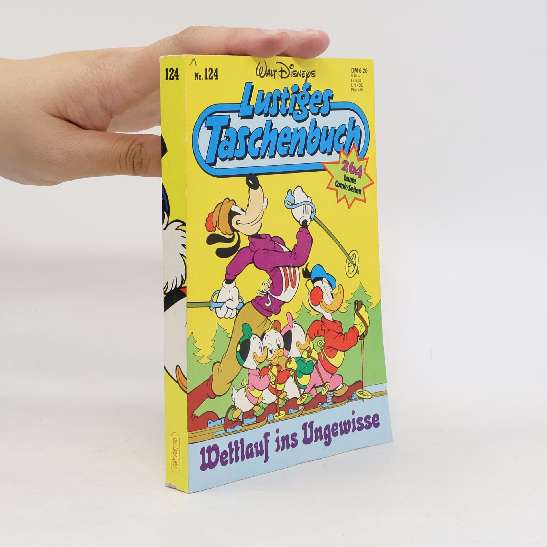 Walt Disney Lustiges Taschenbuch N124. Wettlauf ins Ungewisse