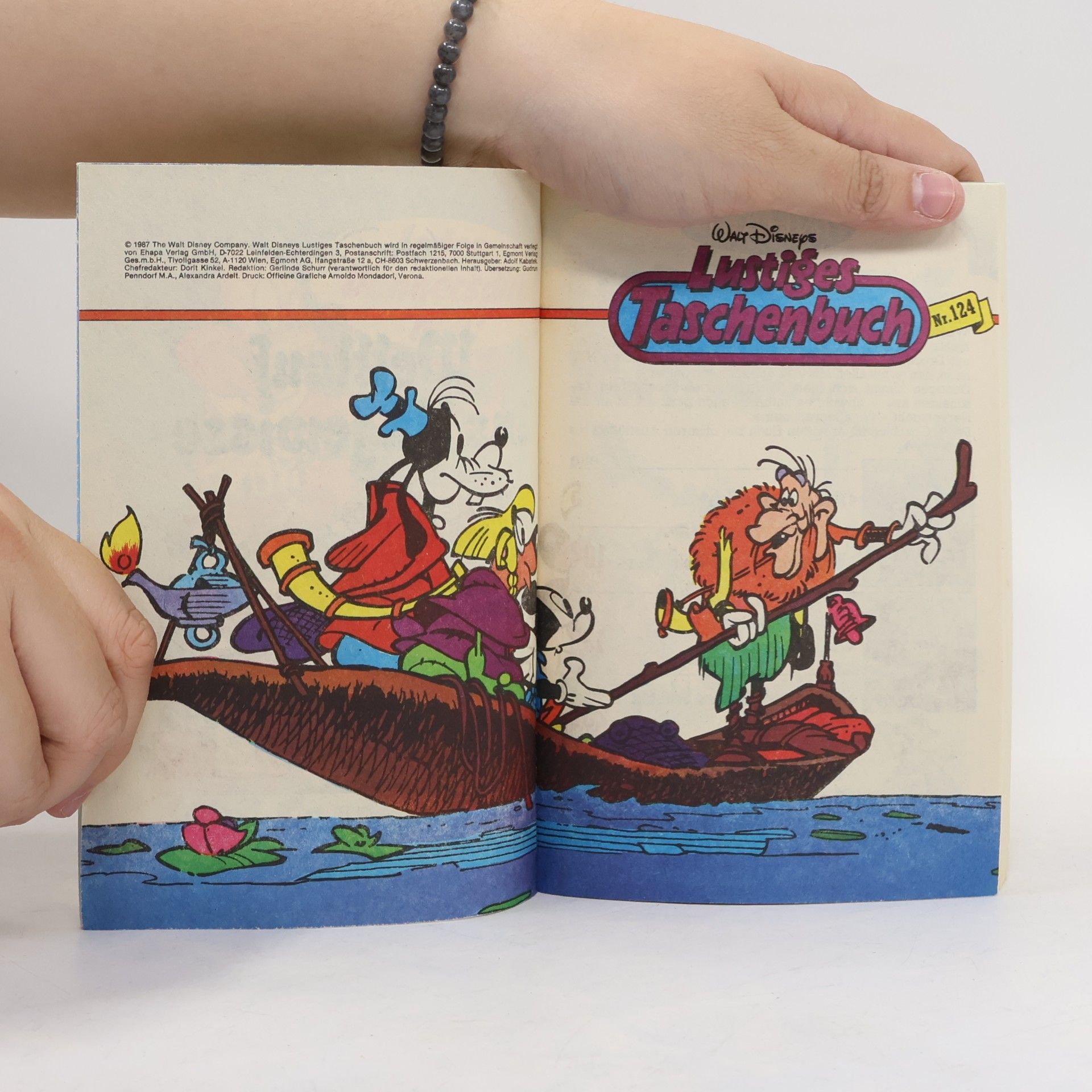 Walt Disney Lustiges Taschenbuch N124. Wettlauf ins Ungewisse