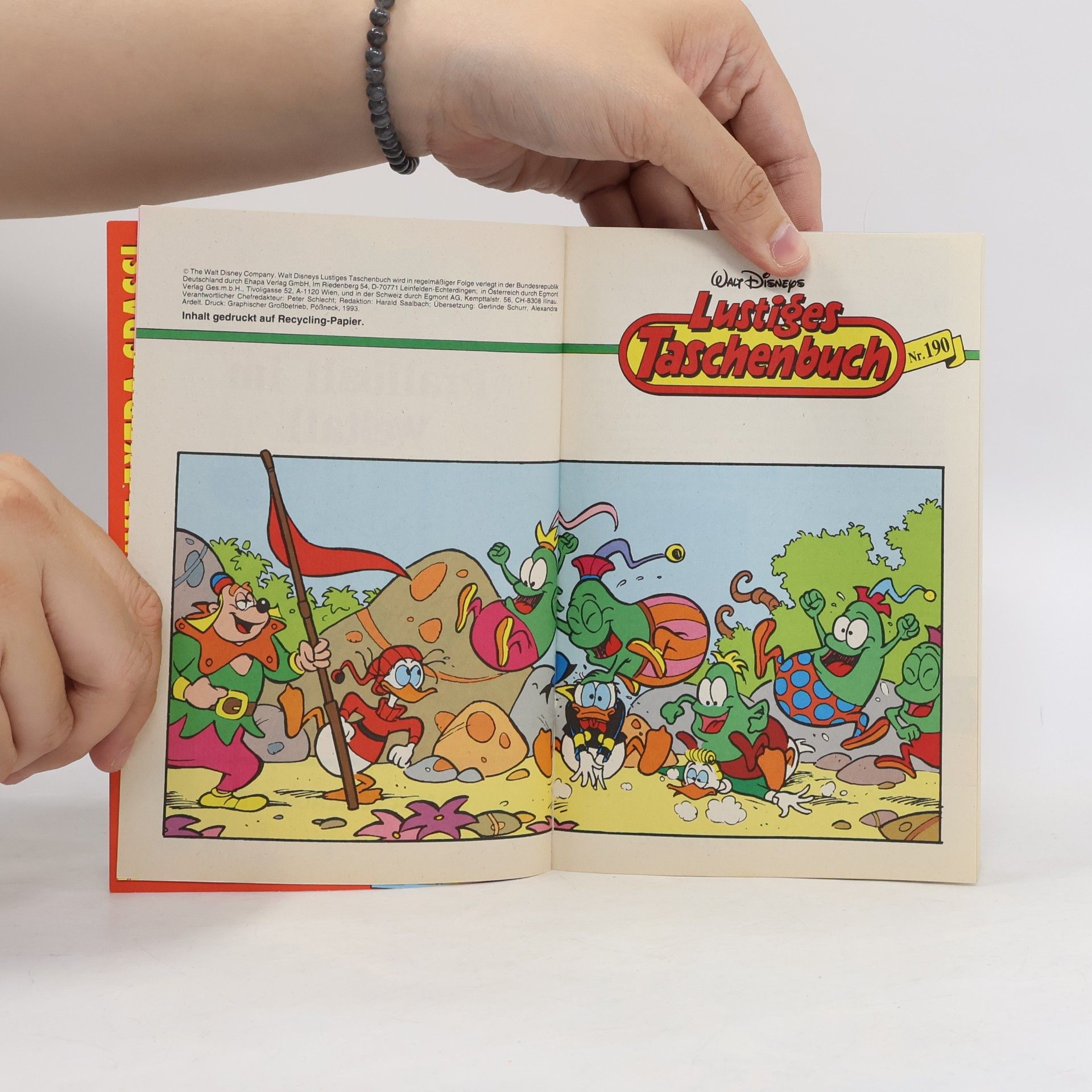 Walt Disney Lustiges Taschenbuch Nr. 190. Prallball im Weltall