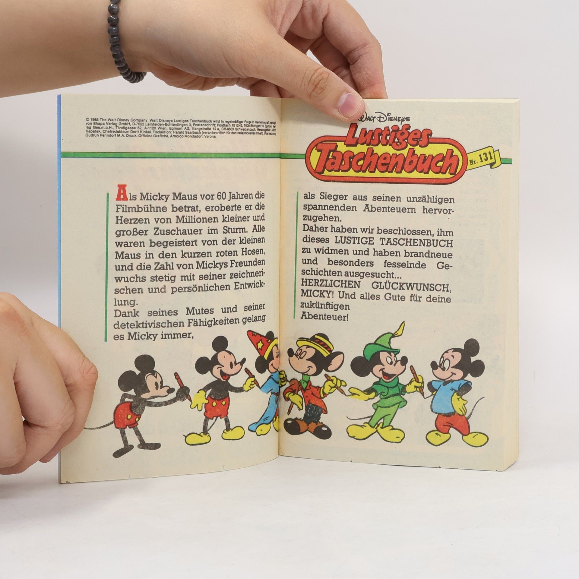 Walt Disney Lustiges Taschenbuch 131. Herzlichen Glückwunsch, Micky!