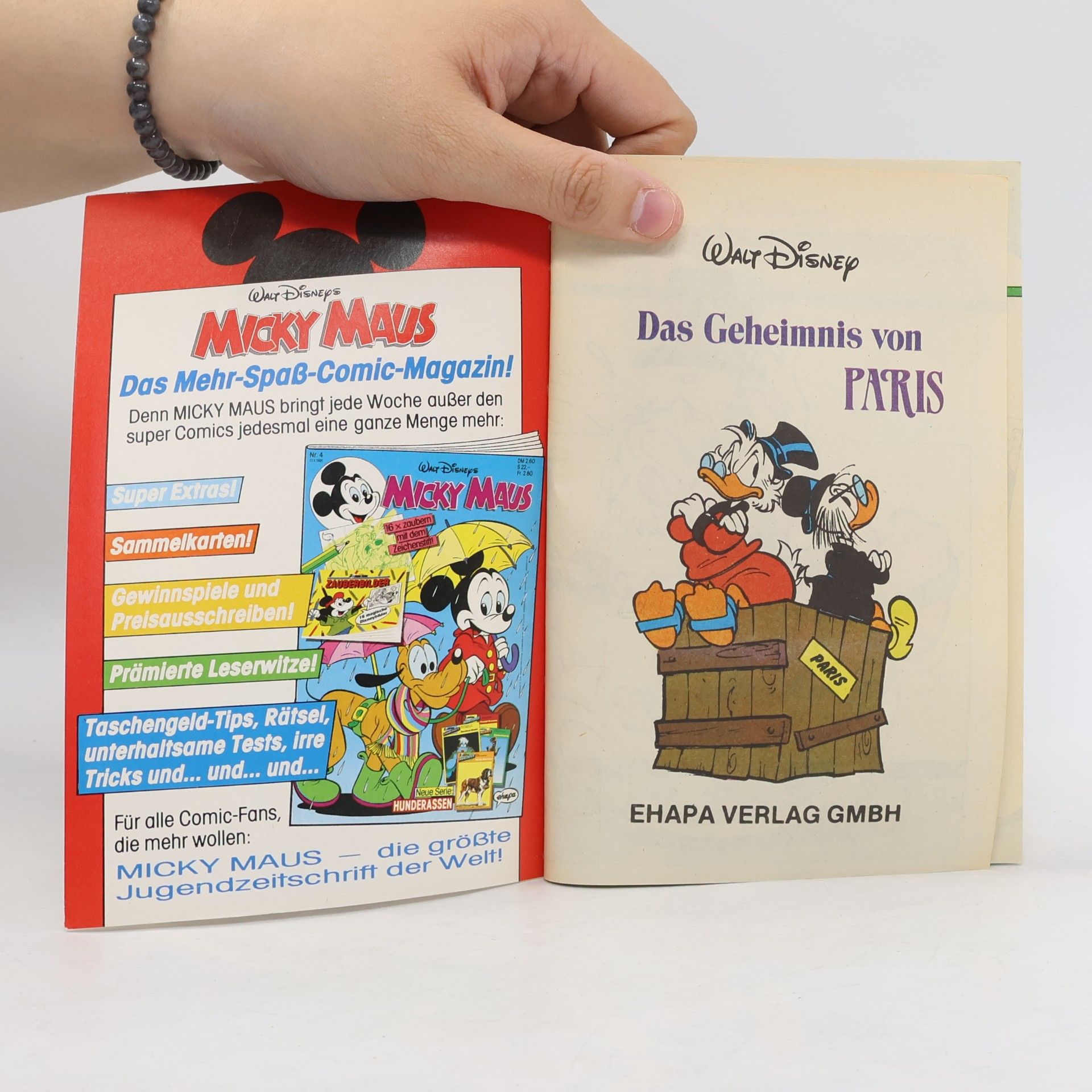 Walt Disney Lustiges Taschenbuch 159. Das Geheimnis von Paris