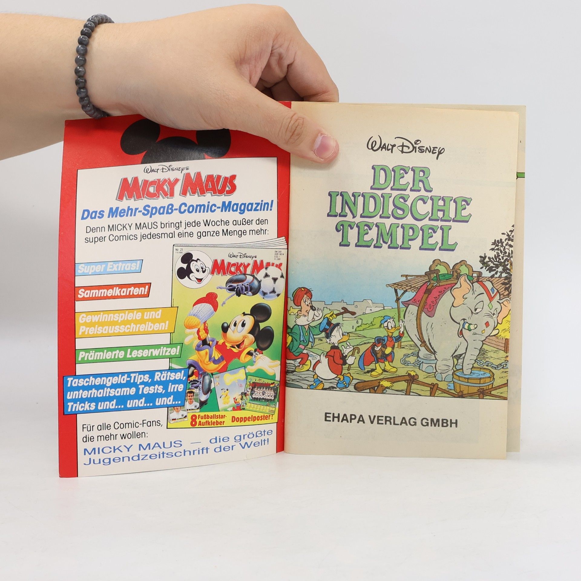 Walt Disney Lustiges Taschenbuch 158. Der indische Tempel