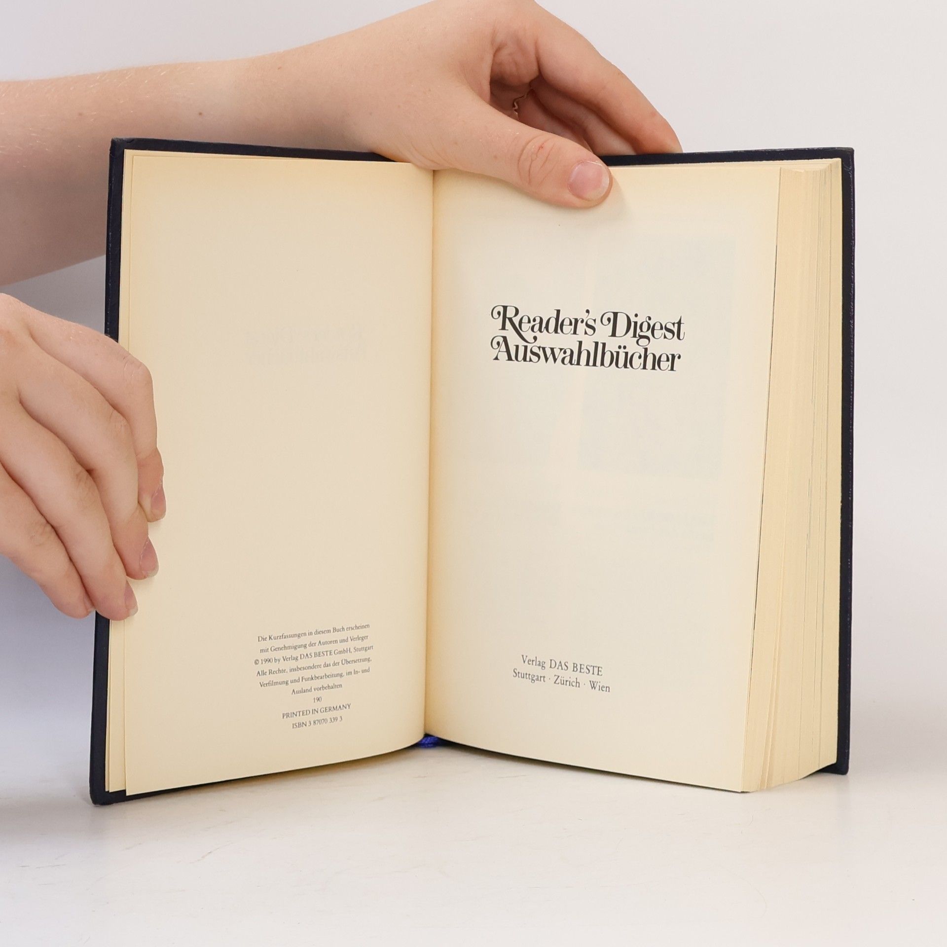 Autores varios Reader's Digest Auswahlbücher. Koraloona- die andere Seite des Paradieses, Dagmar, Das Gold des Amazonas, Tierarzt ahoi!